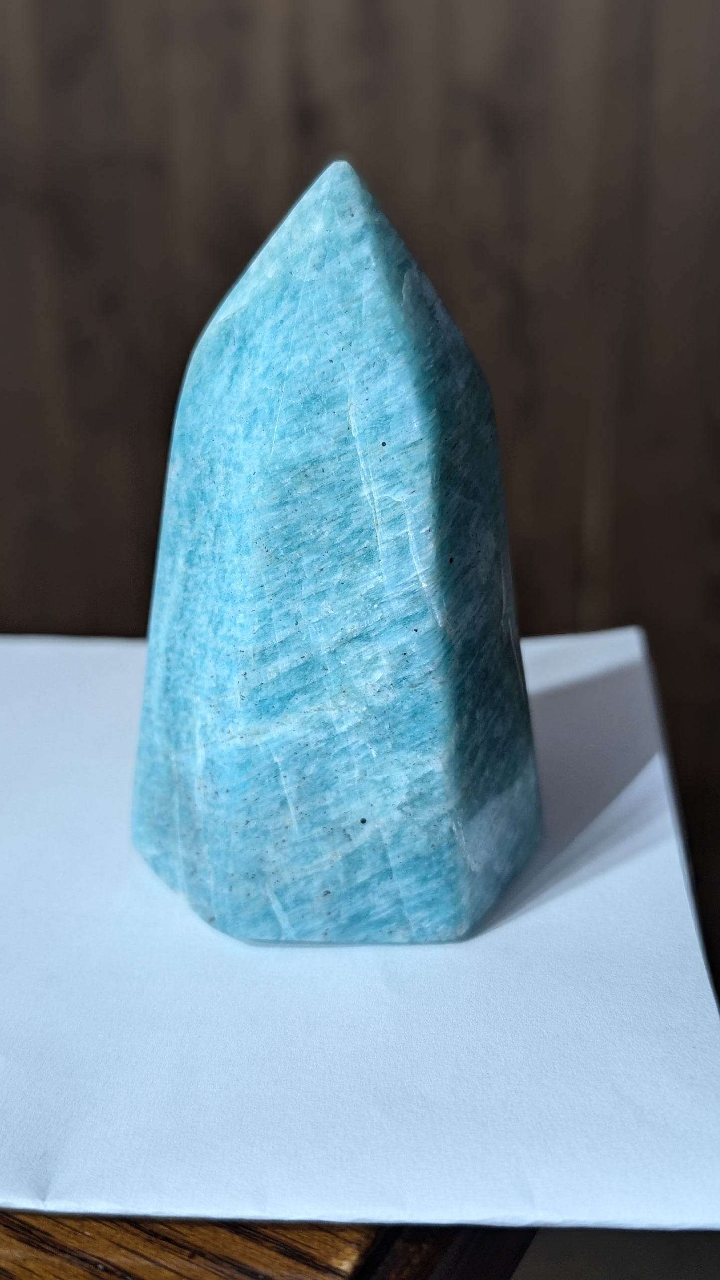 Amazonite Energy Tower - TRUTH, HARMONY & PEACE