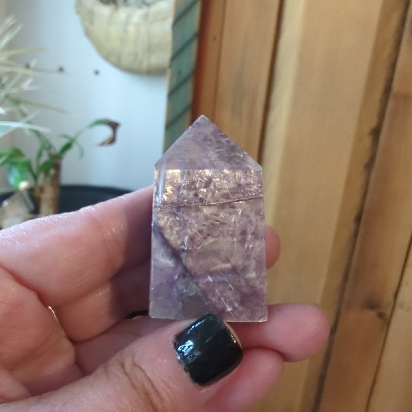 Purple Mica Energy Tower -