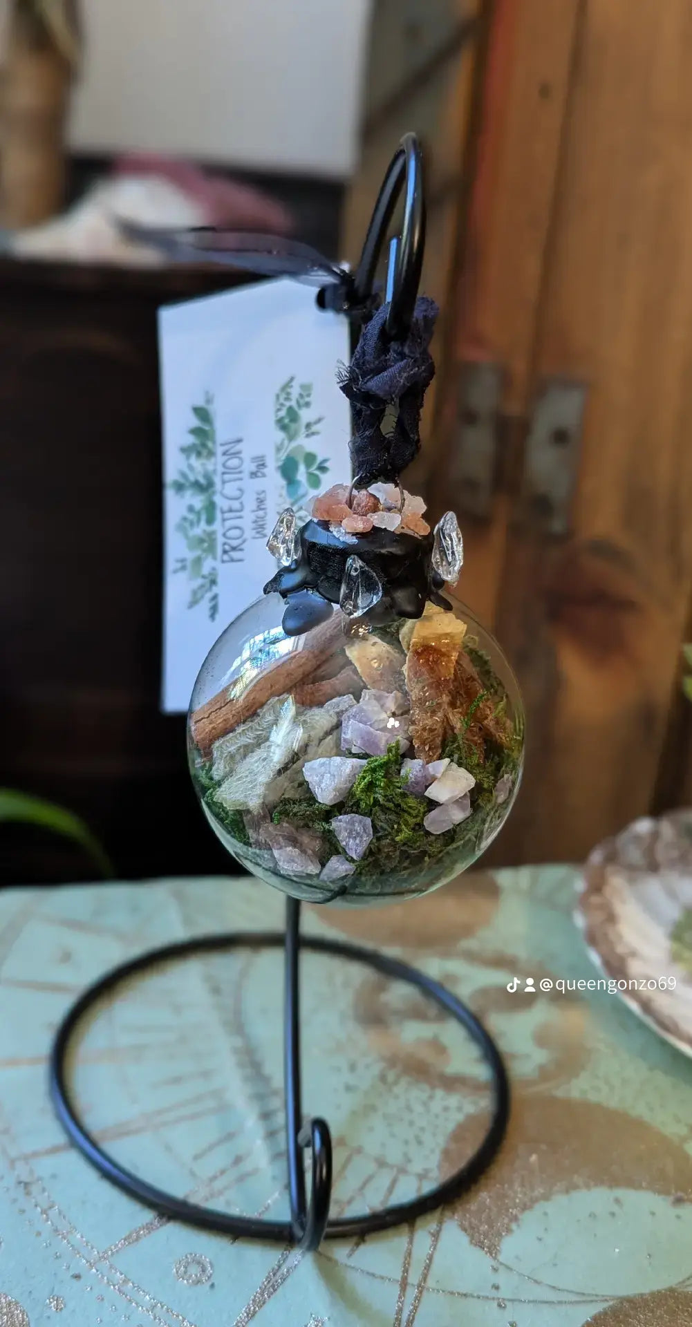 Protection Witches Ball - I supply the elements, you supply the intention ( DIY)