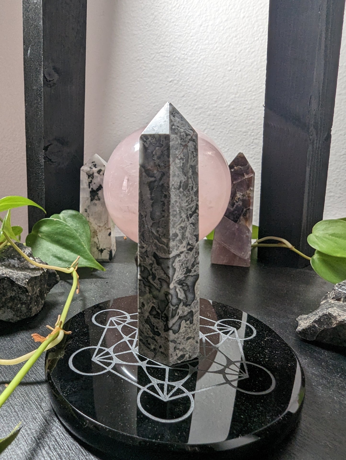 Picasso Jasper Energy Tower - CREATIVITY, UPLIFTING, GROUNDING