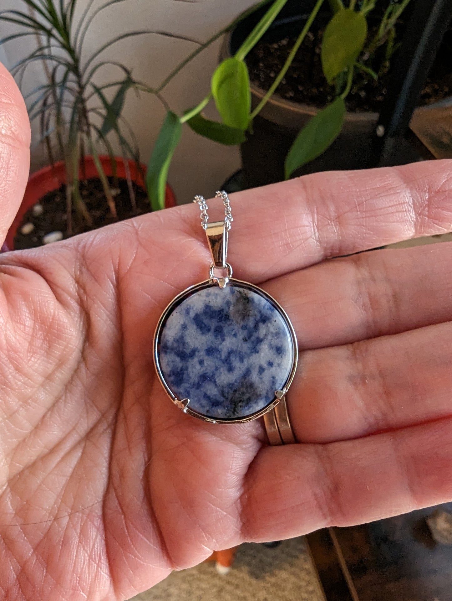 Tree of Life Pendant (Sodalite) - HARMONY, SELF EXPRESSION, FOCUS