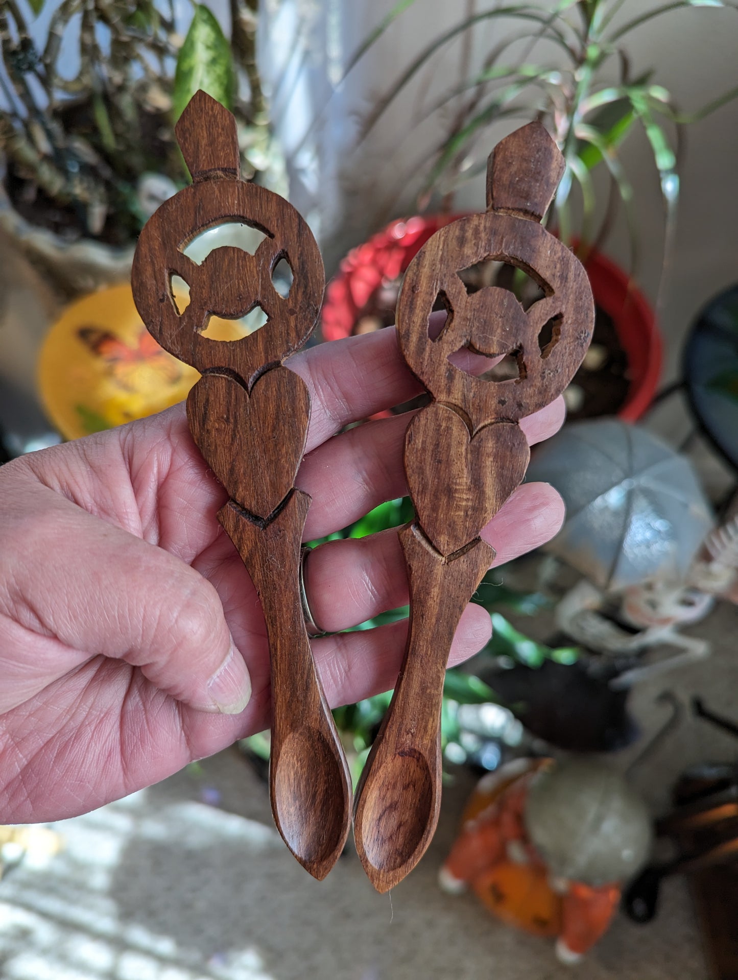 Triple moon altar spoon