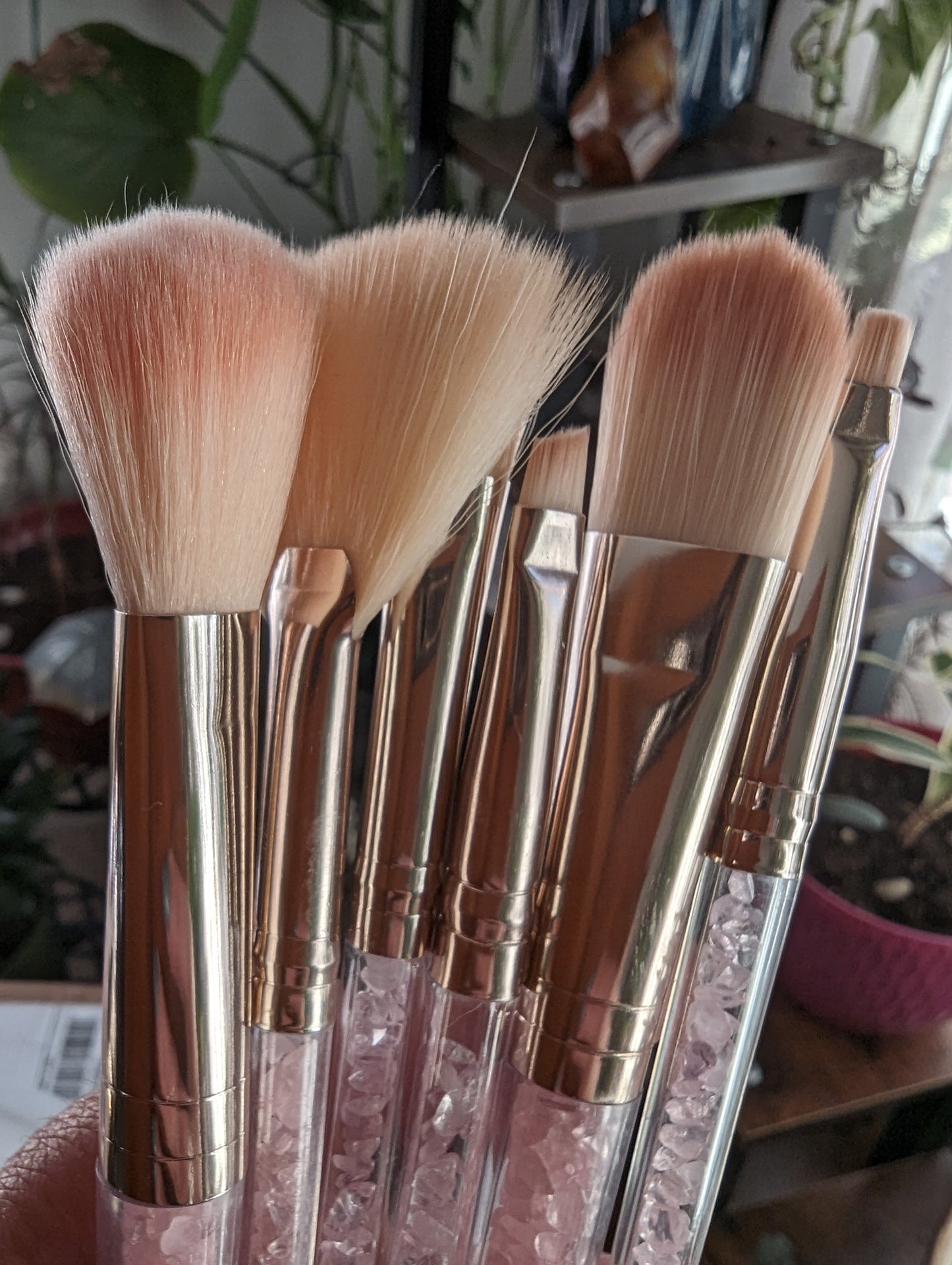 Makeup Brush Set (Rose Quartz)