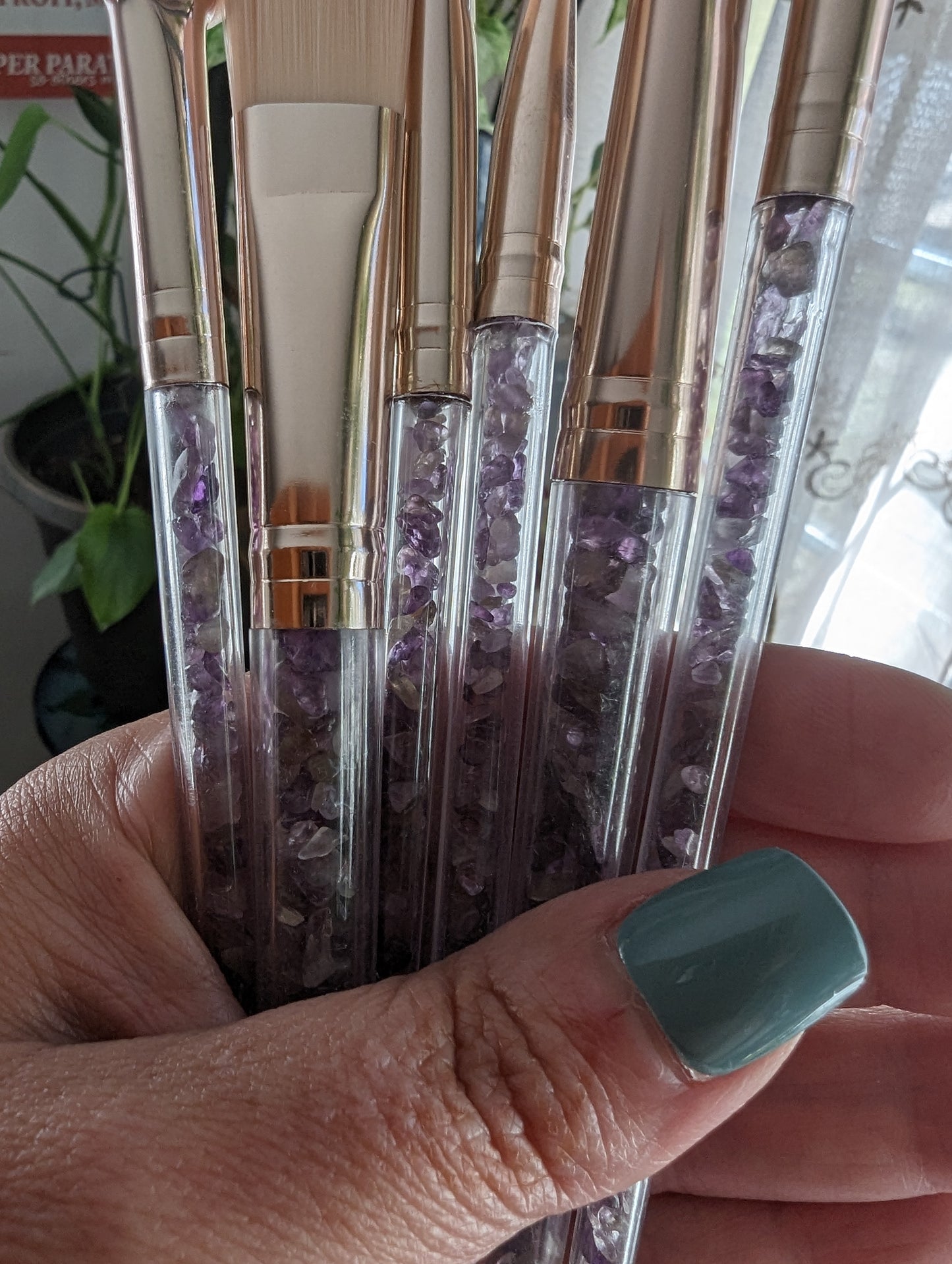 Makeup Brush Set (Amethyst)