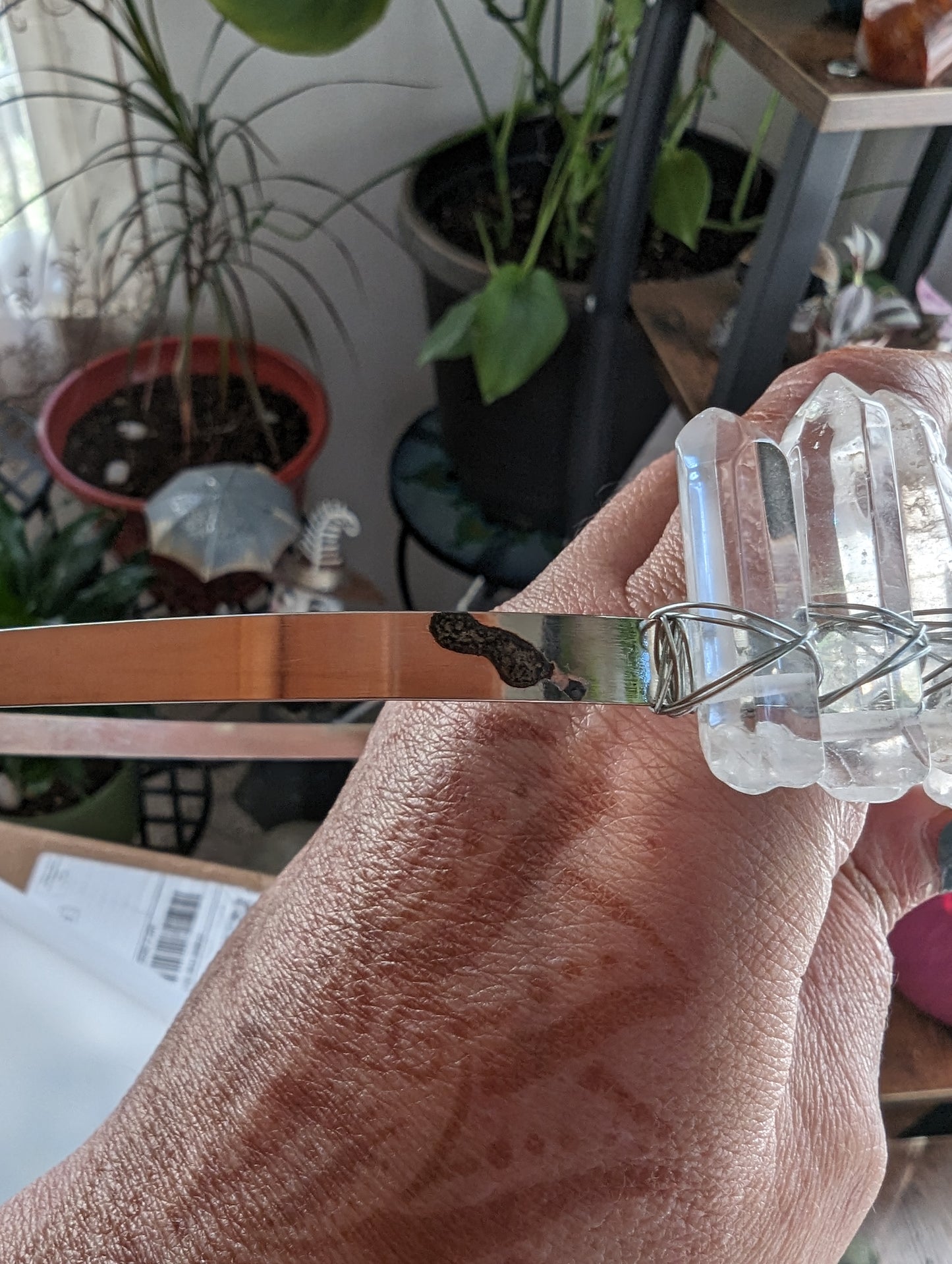 Clear Quartz Crystal Crown - SPIRITUAL GROWTH, PURITY, ENLIGHTENMENT