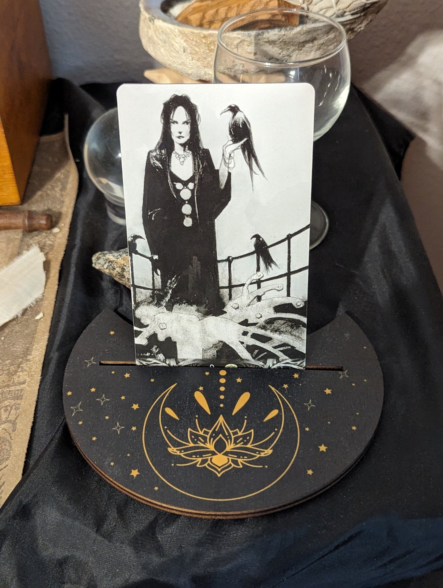 Card of the day Tarot Card Holder (Moon Phase)