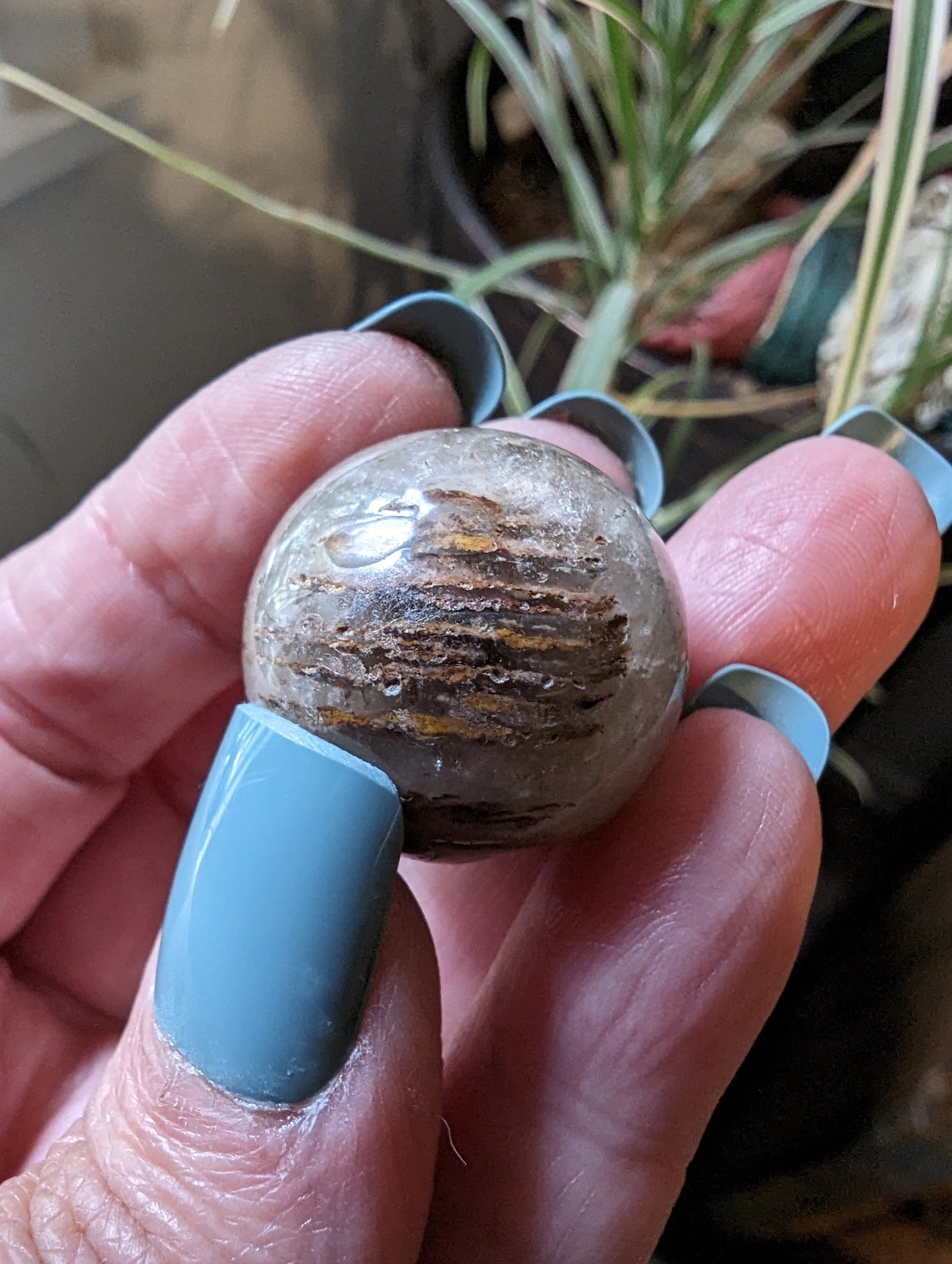 Garden Quartz Mini Sphere - ENHANCES, STIMULATES, HARMONIZES