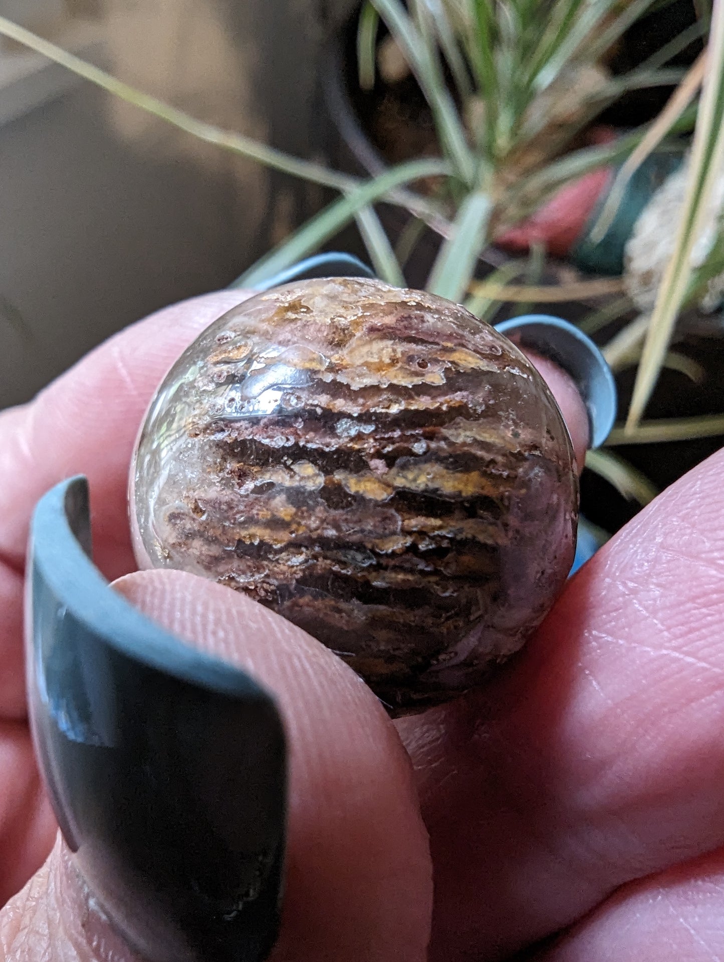 Garden Quartz Mini Sphere - ENHANCES, STIMULATES, HARMONIZES