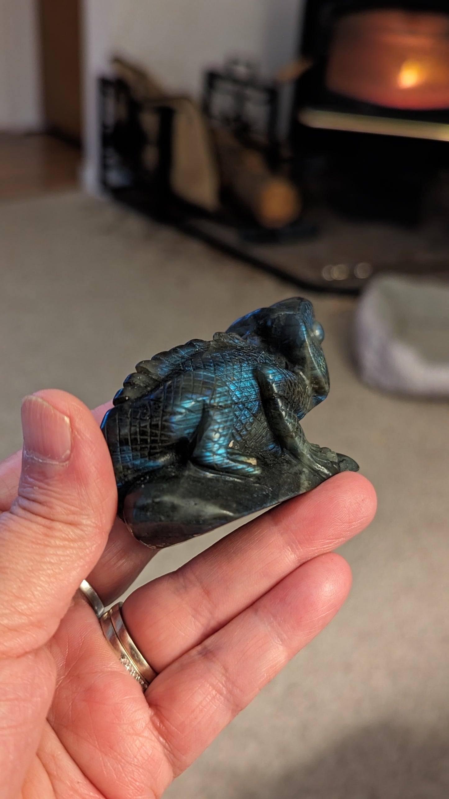 Labradorite Lizzard - STRENGTH, TRANSFORMATION, INTUITION