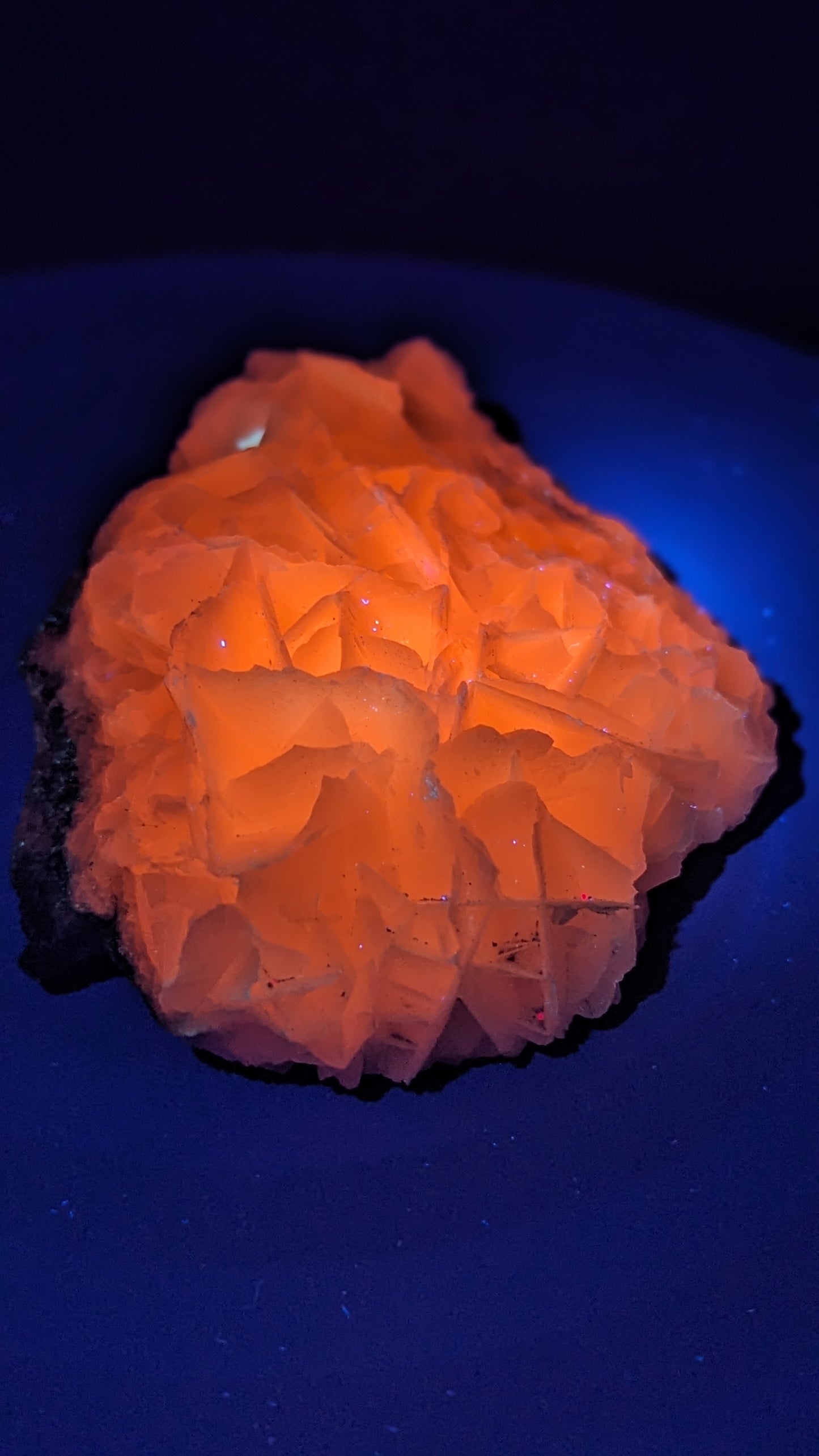 ROSE PETAL PINK CALCITE (UV Reactive)