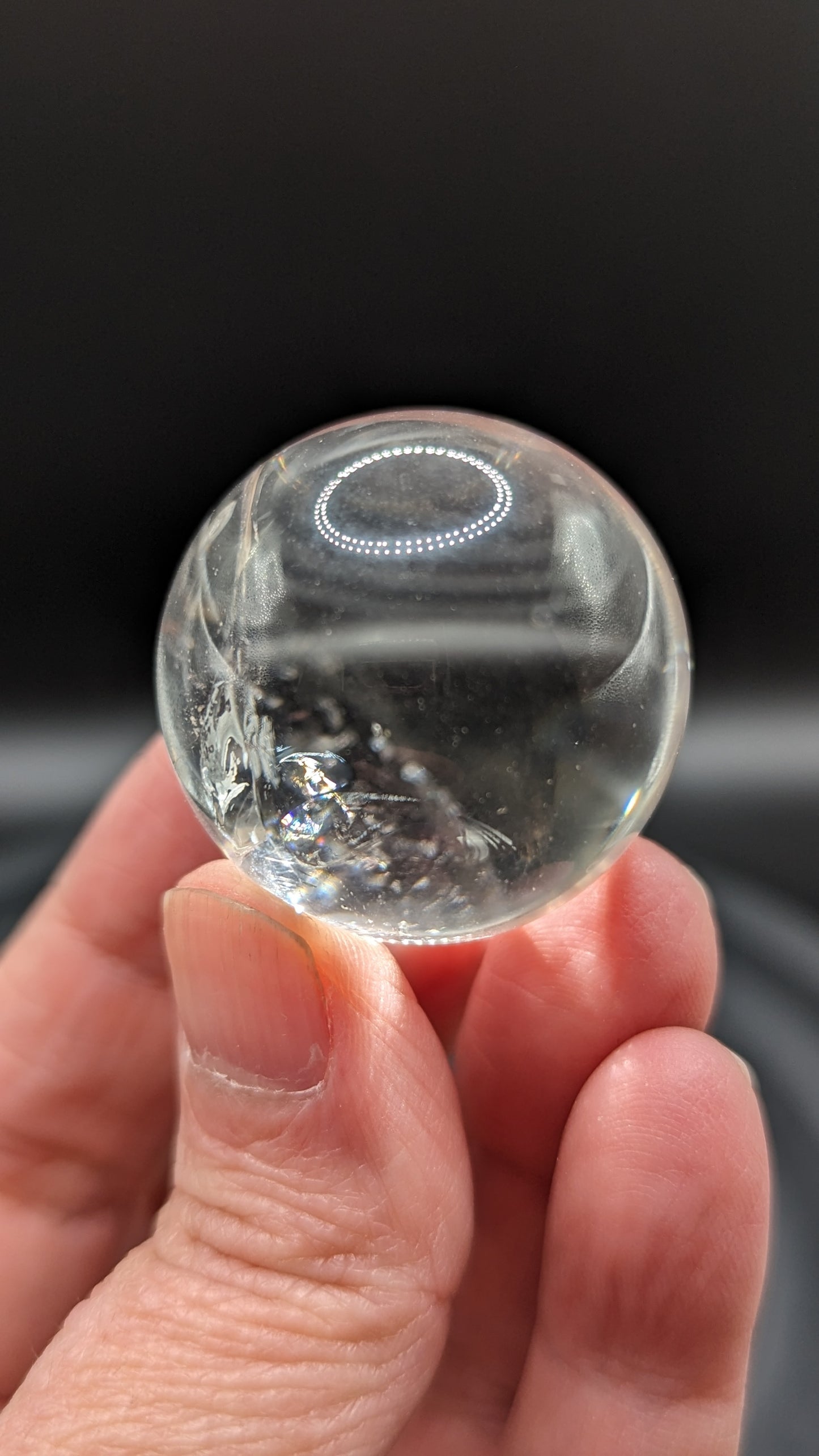 Clear Quartz Sphere -  SPIRITUAL GROWTH, PURITY, ENLIGHTENMENT