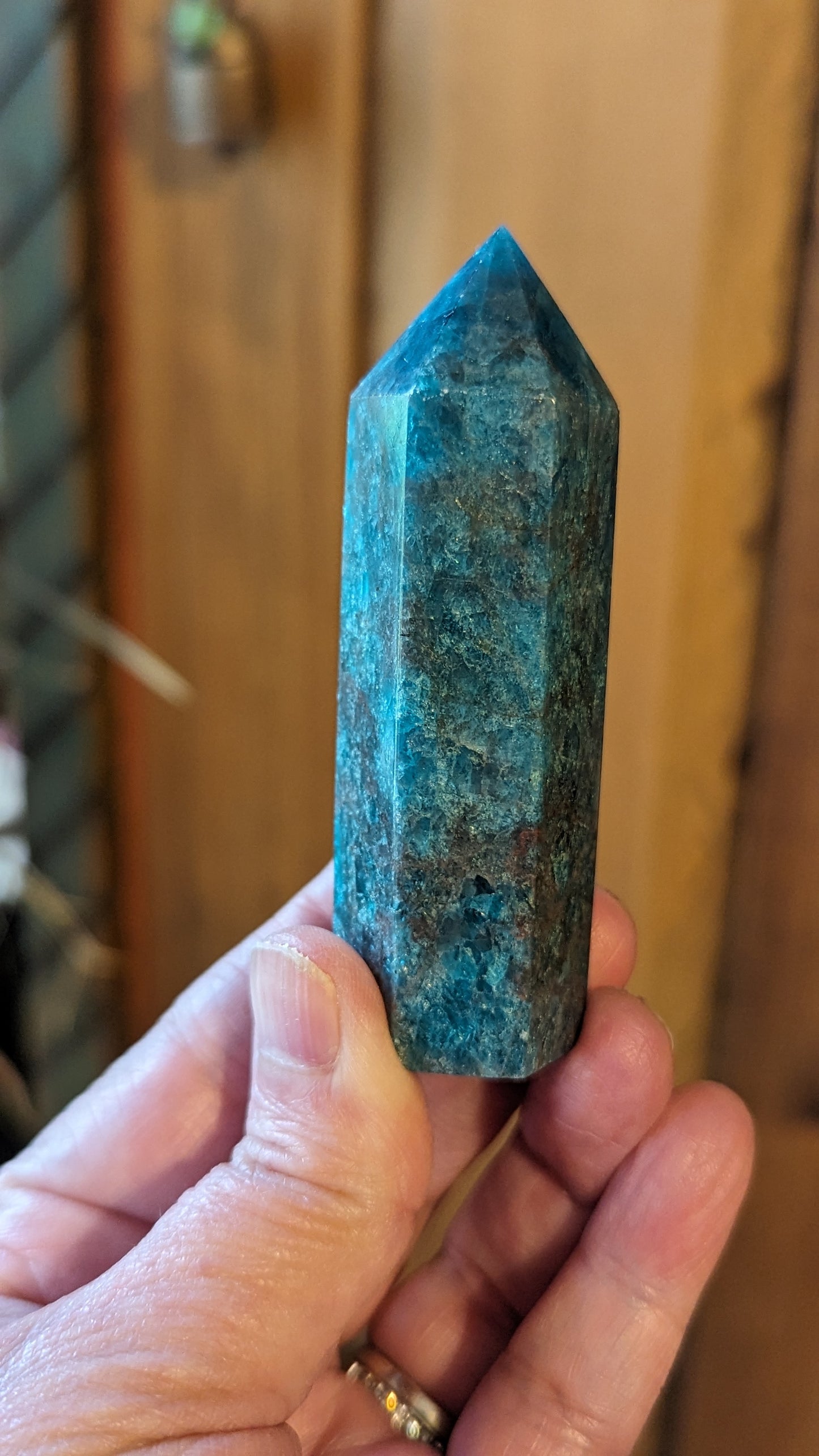 Blue Apatite Energy Tower - CLARITY, GUIDANCE, EXPRESSION