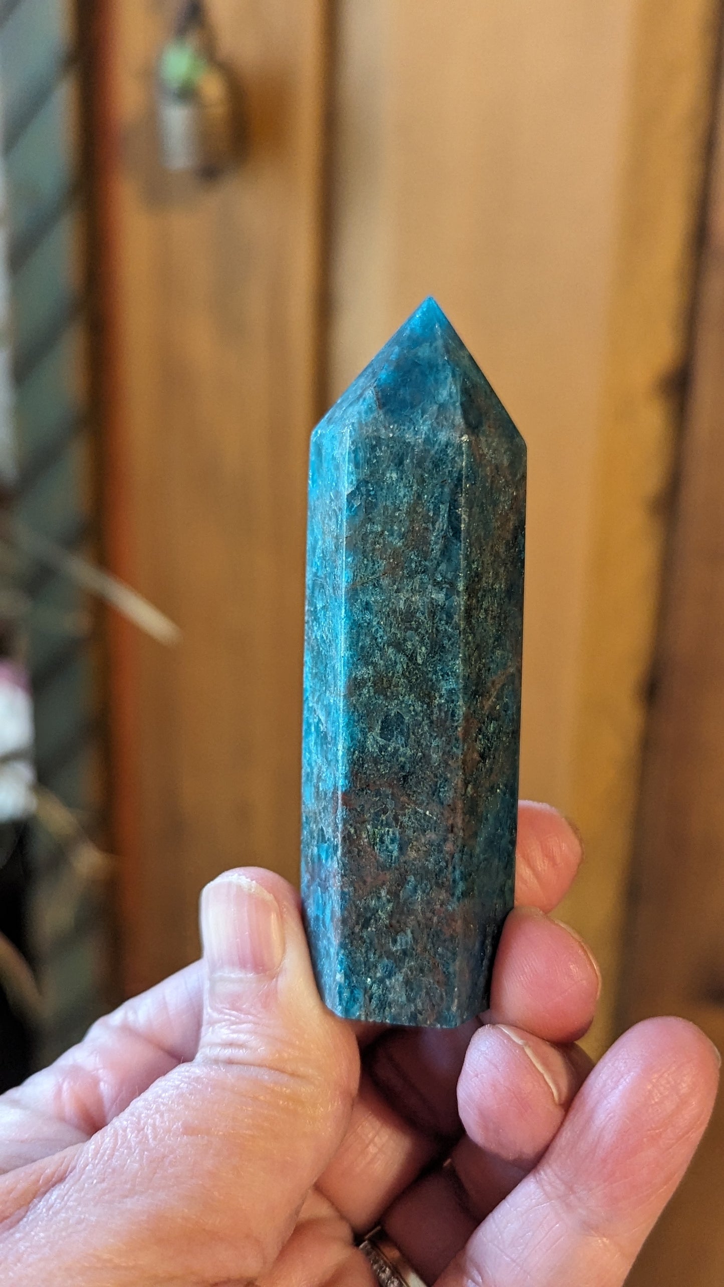 Blue Apatite Energy Tower - CLARITY, GUIDANCE, EXPRESSION