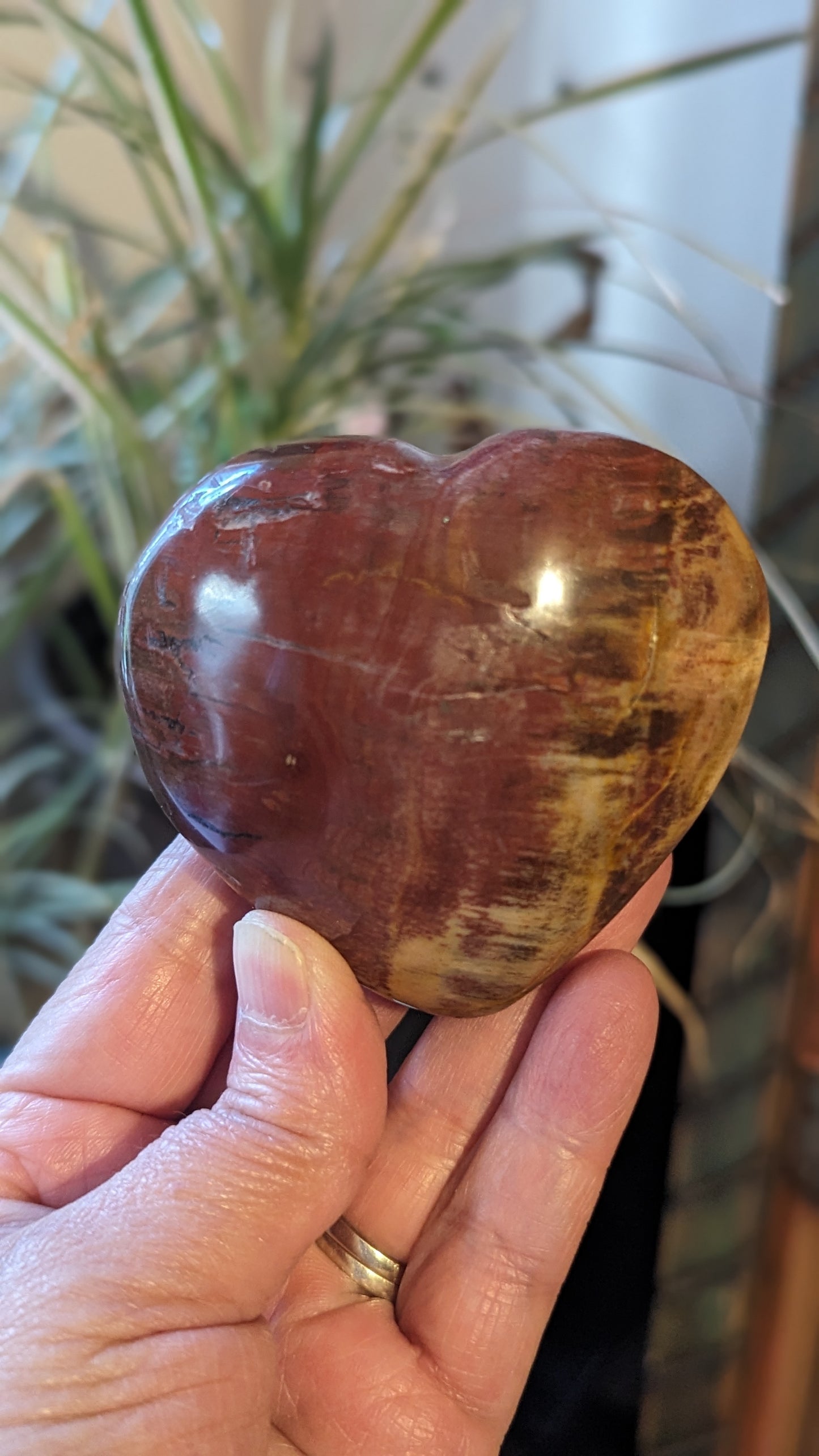 Ocean Jasper Heart - HAPPINESS, HEALING, PROTECTION