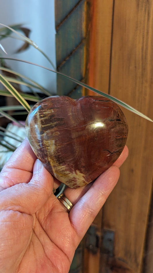 Ocean Jasper Heart - HAPPINESS, HEALING, PROTECTION