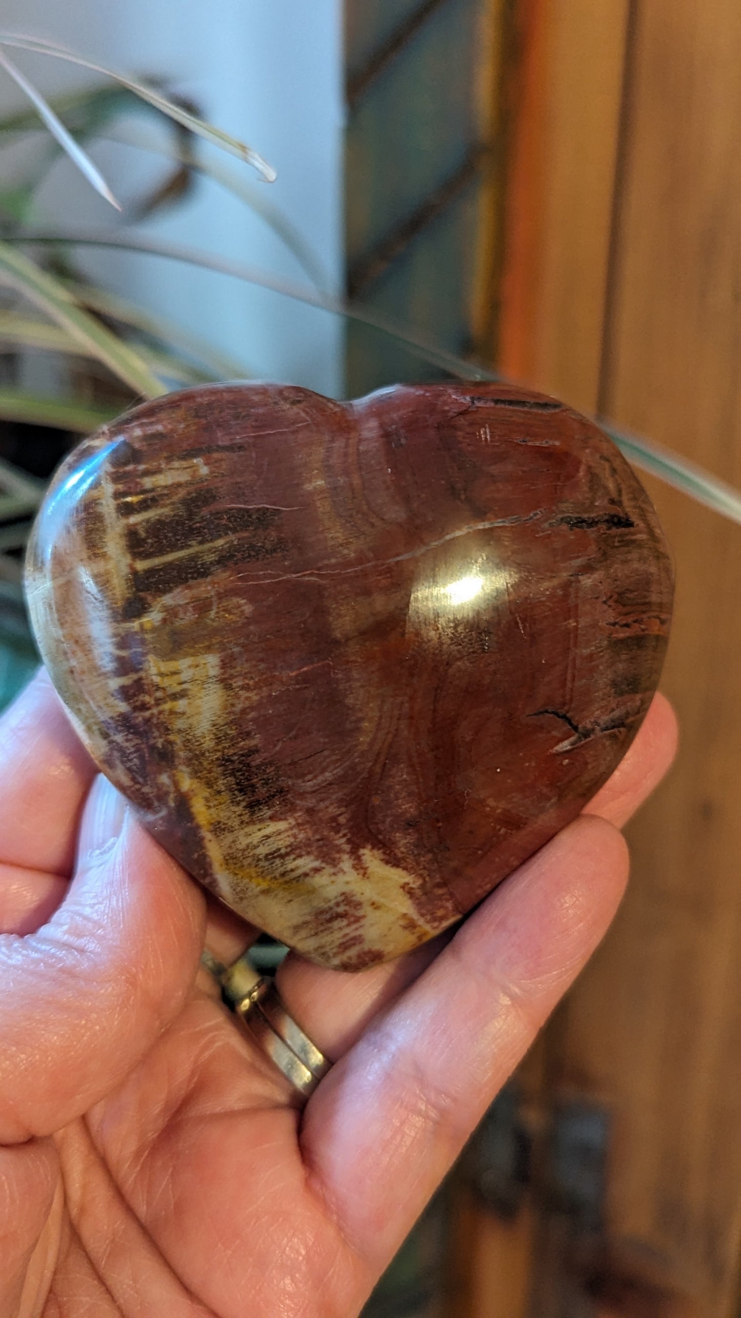 Ocean Jasper Heart - HAPPINESS, HEALING, PROTECTION