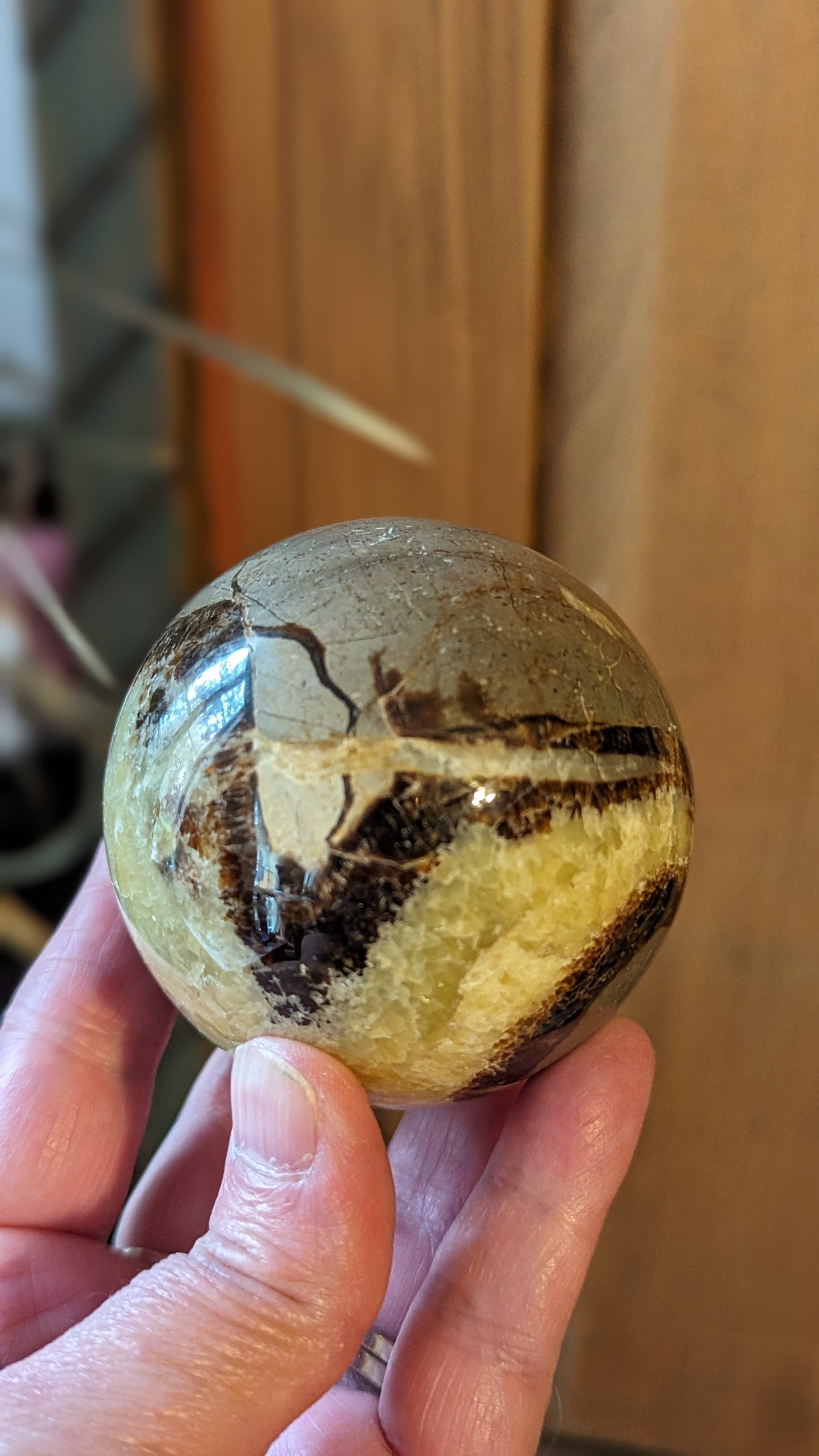 Septarian Sphere - PROTECTION, CONFIDENCE, STRENGTH