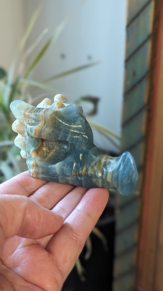 Dragon Head - Blue Onyx