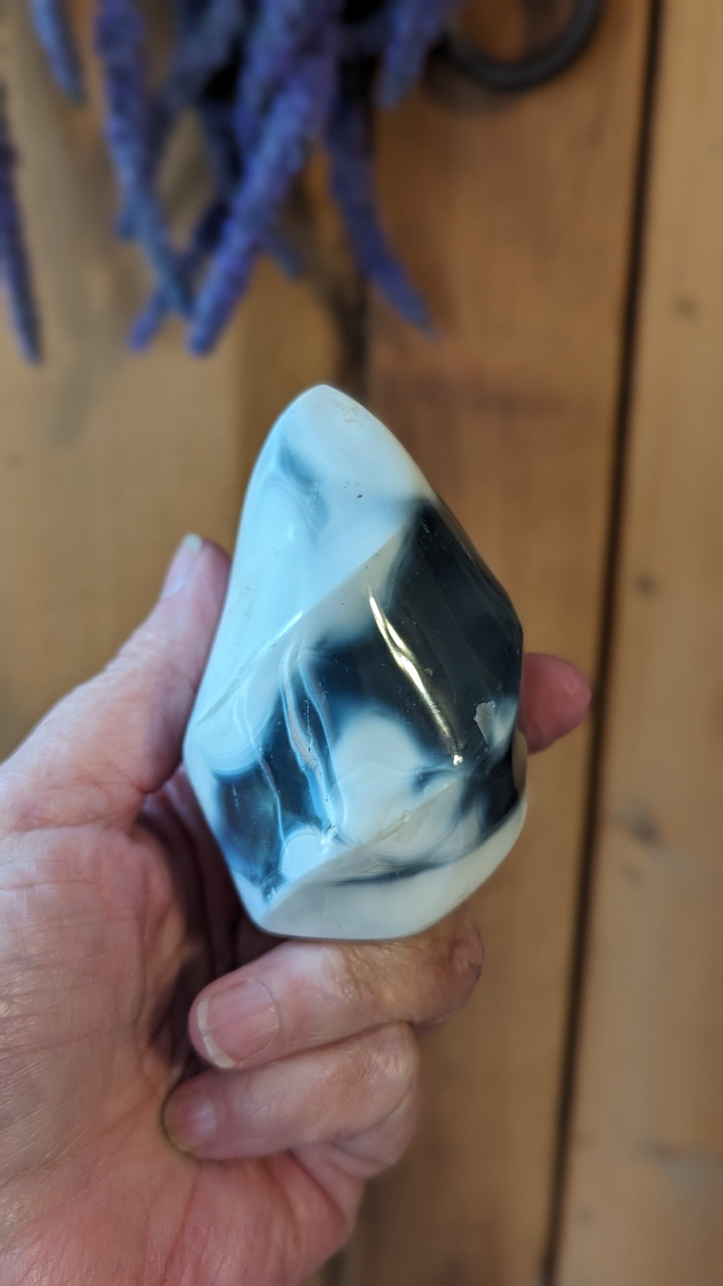 Orca Agate Flame - TRUTH, GROUNDING, COMMUNICATION