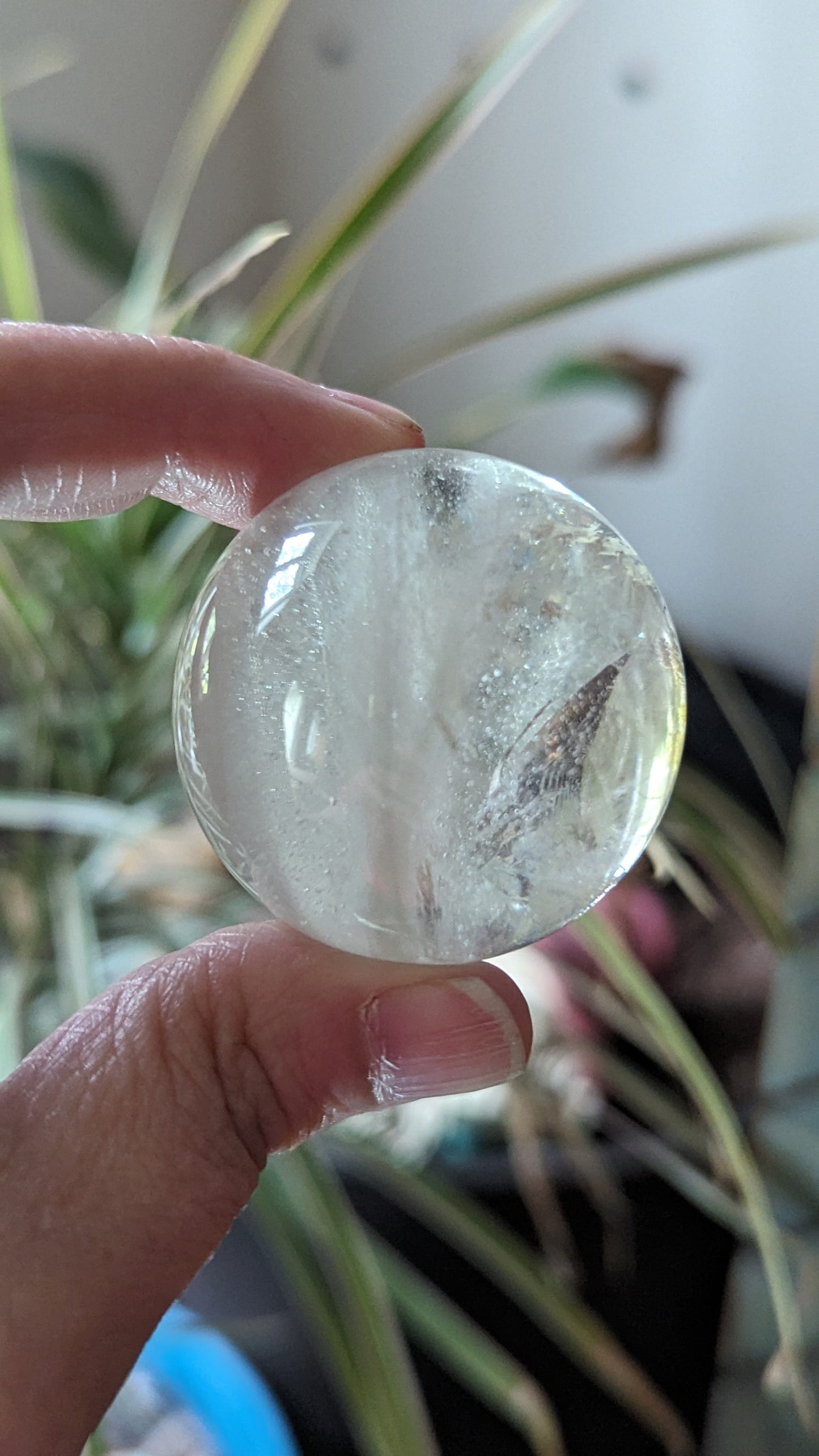 Clear Quartz Sphere -  SPIRITUAL GROWTH, PURITY, ENLIGHTENMENT