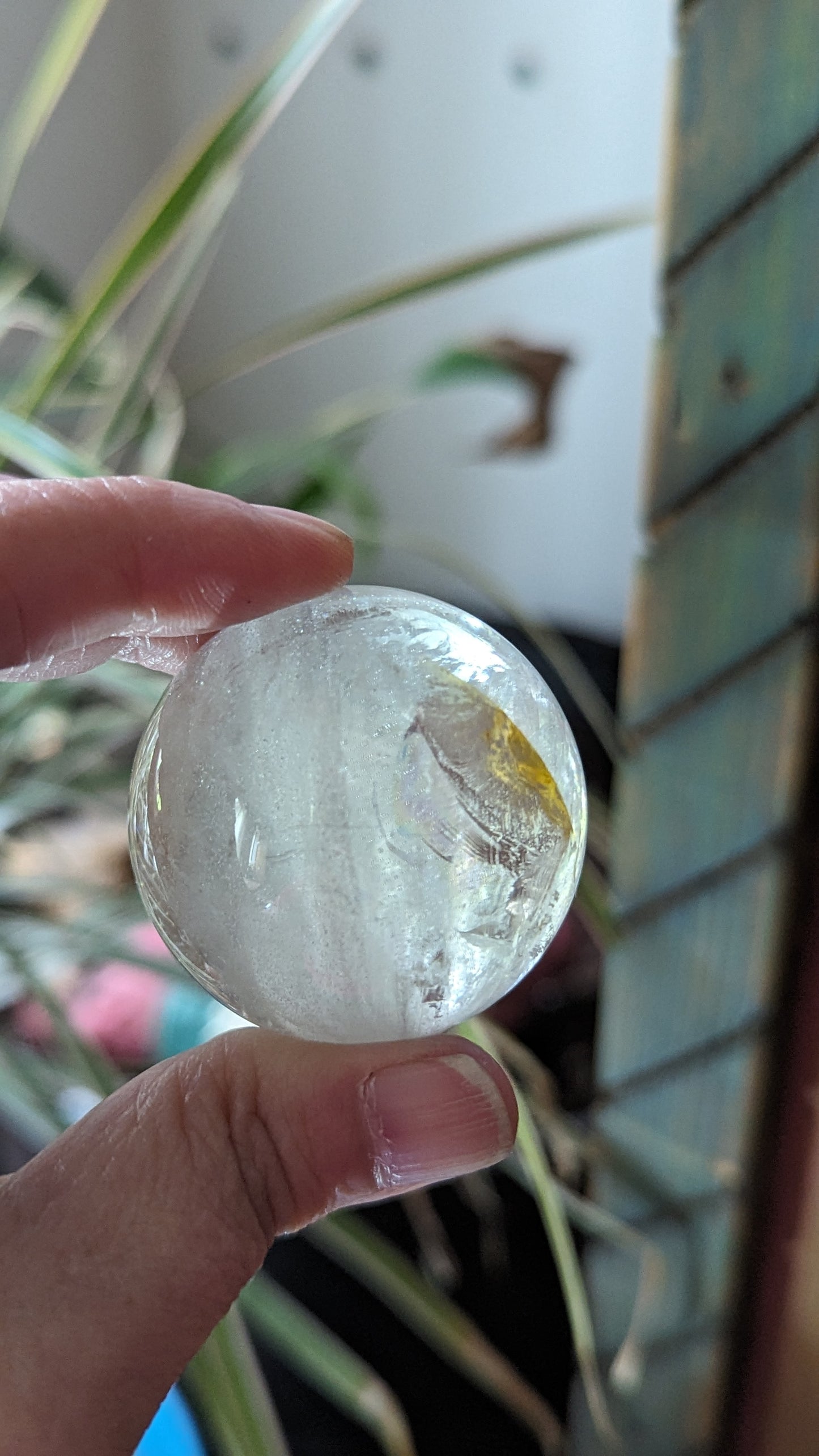 Clear Quartz Sphere -  SPIRITUAL GROWTH, PURITY, ENLIGHTENMENT