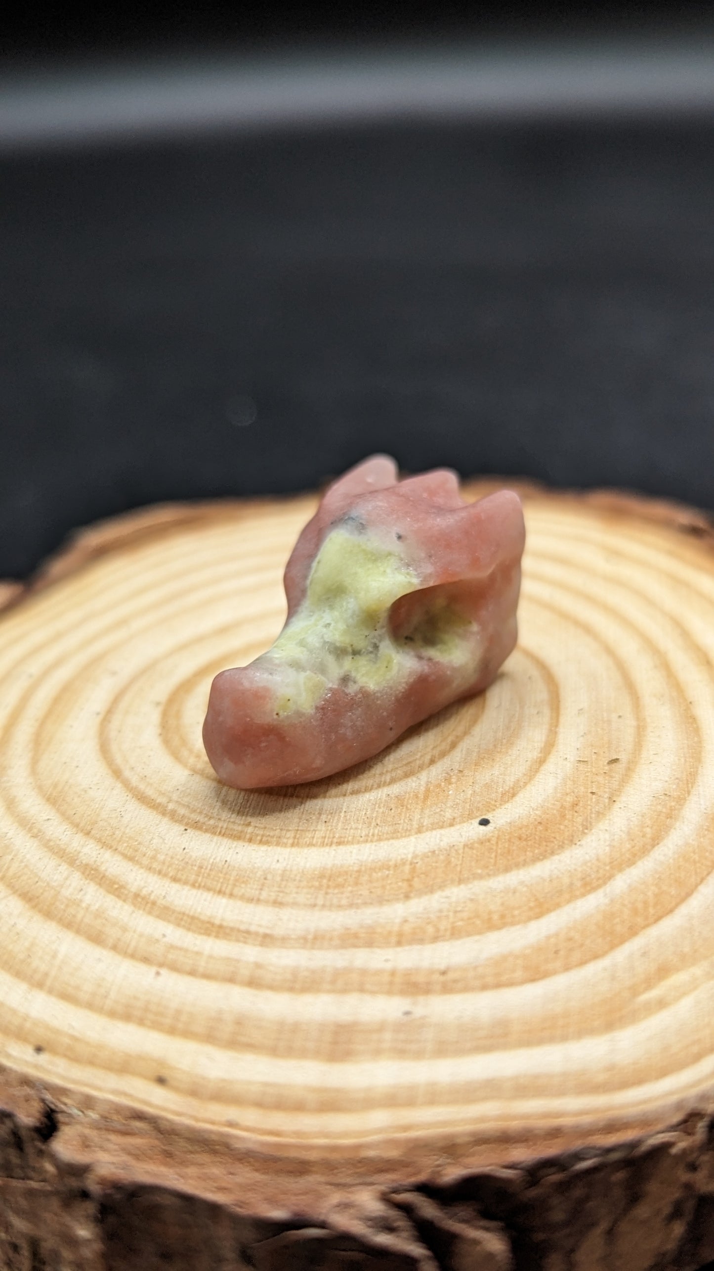 Dragon Head Mini (Pink Opal) - RENEWAL, ACCEPTANCE, LOVE