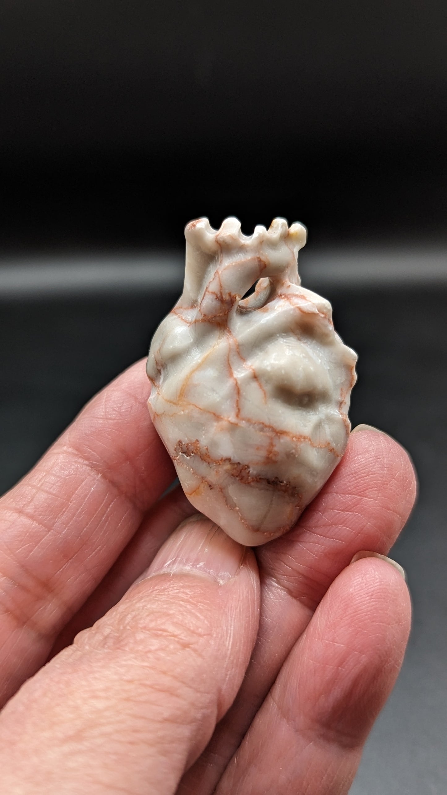 Human Heart (Red Vein Jasper)