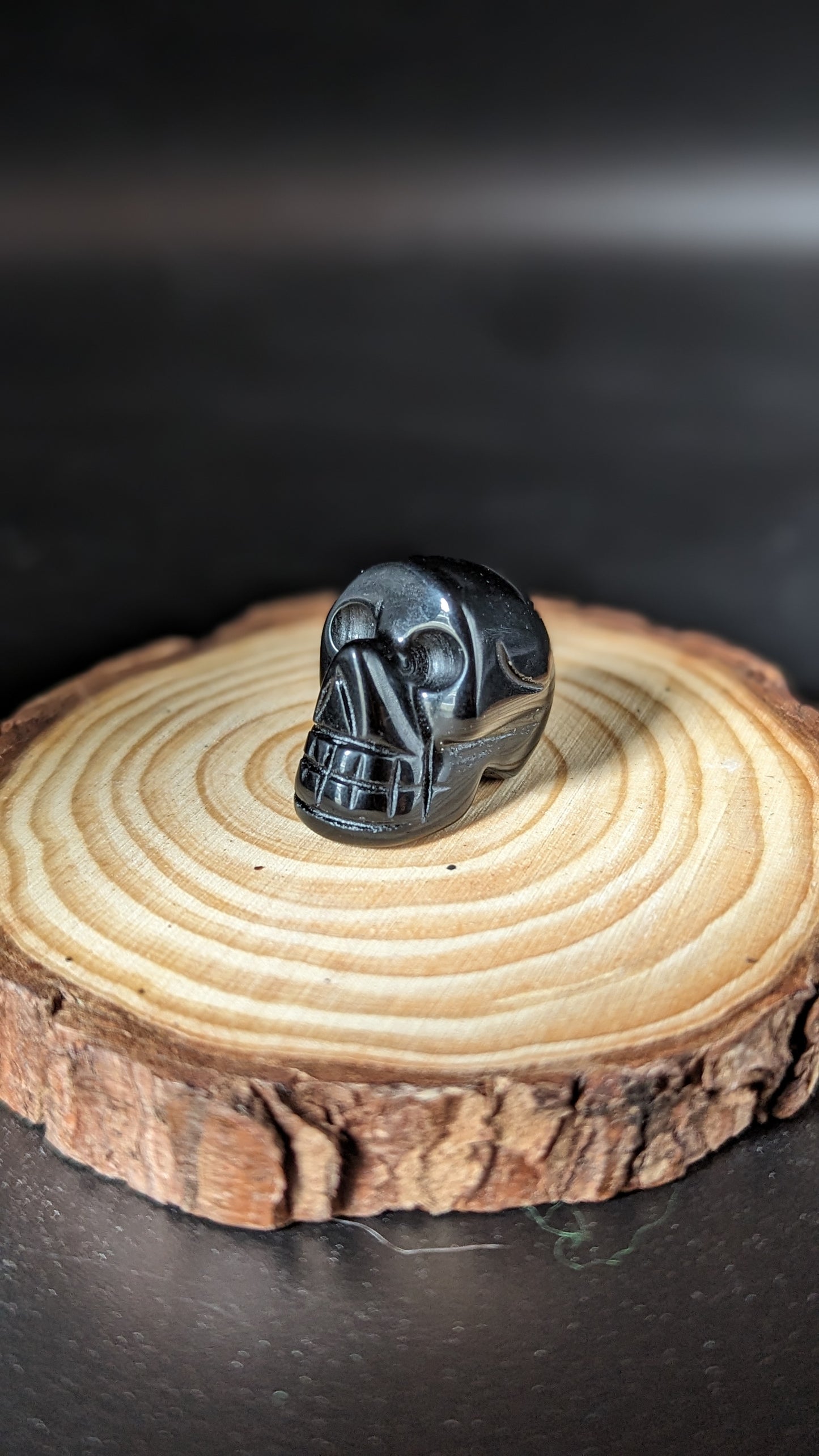 Skull Mini (Black Obsidian) -  PROTECTION, TRANSFORMATION, FULFILMENT