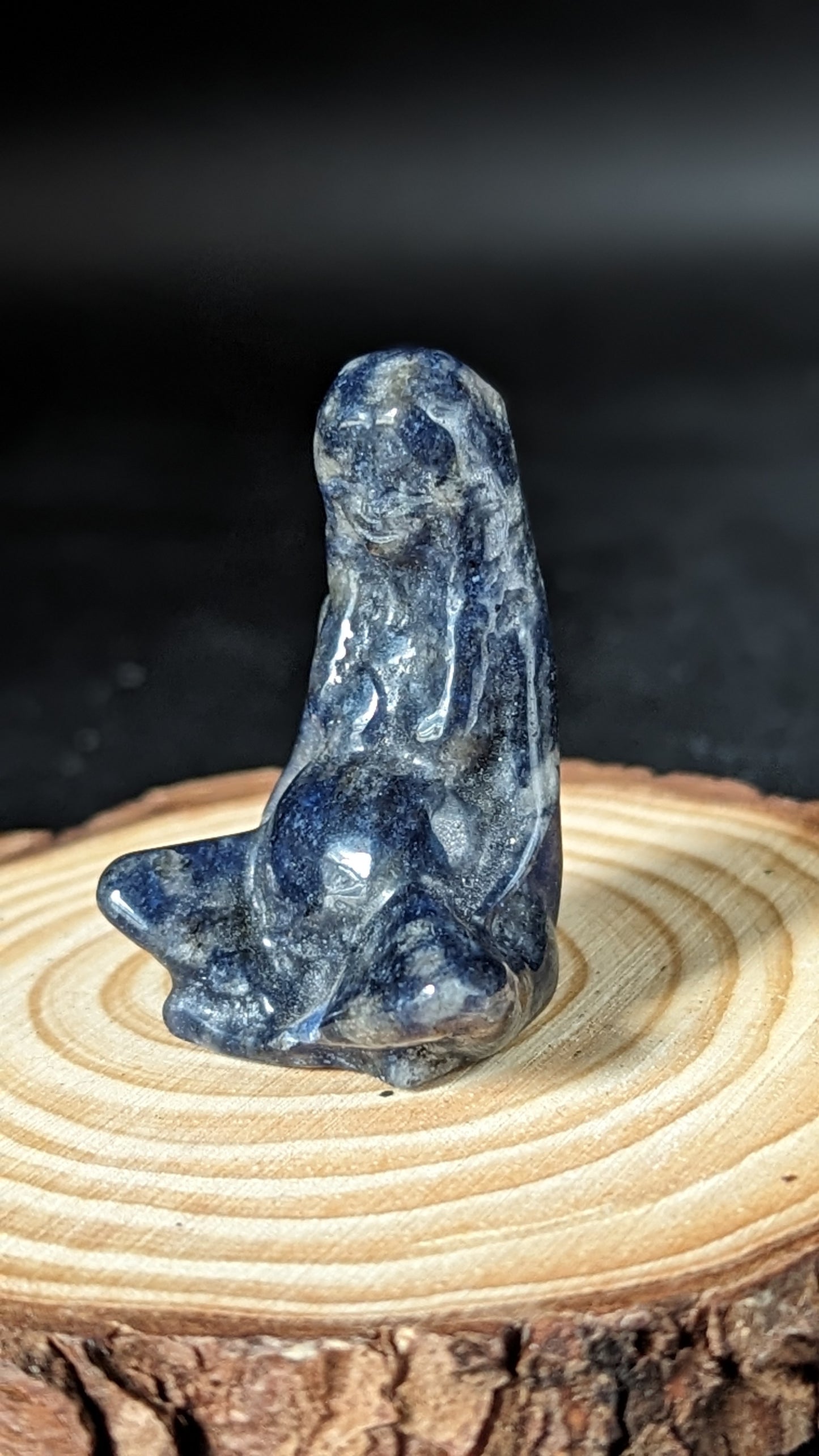 Mother Earth (Sodalite) UV Reactive - HARMONY, SELF EXPRESSION, FOCUS