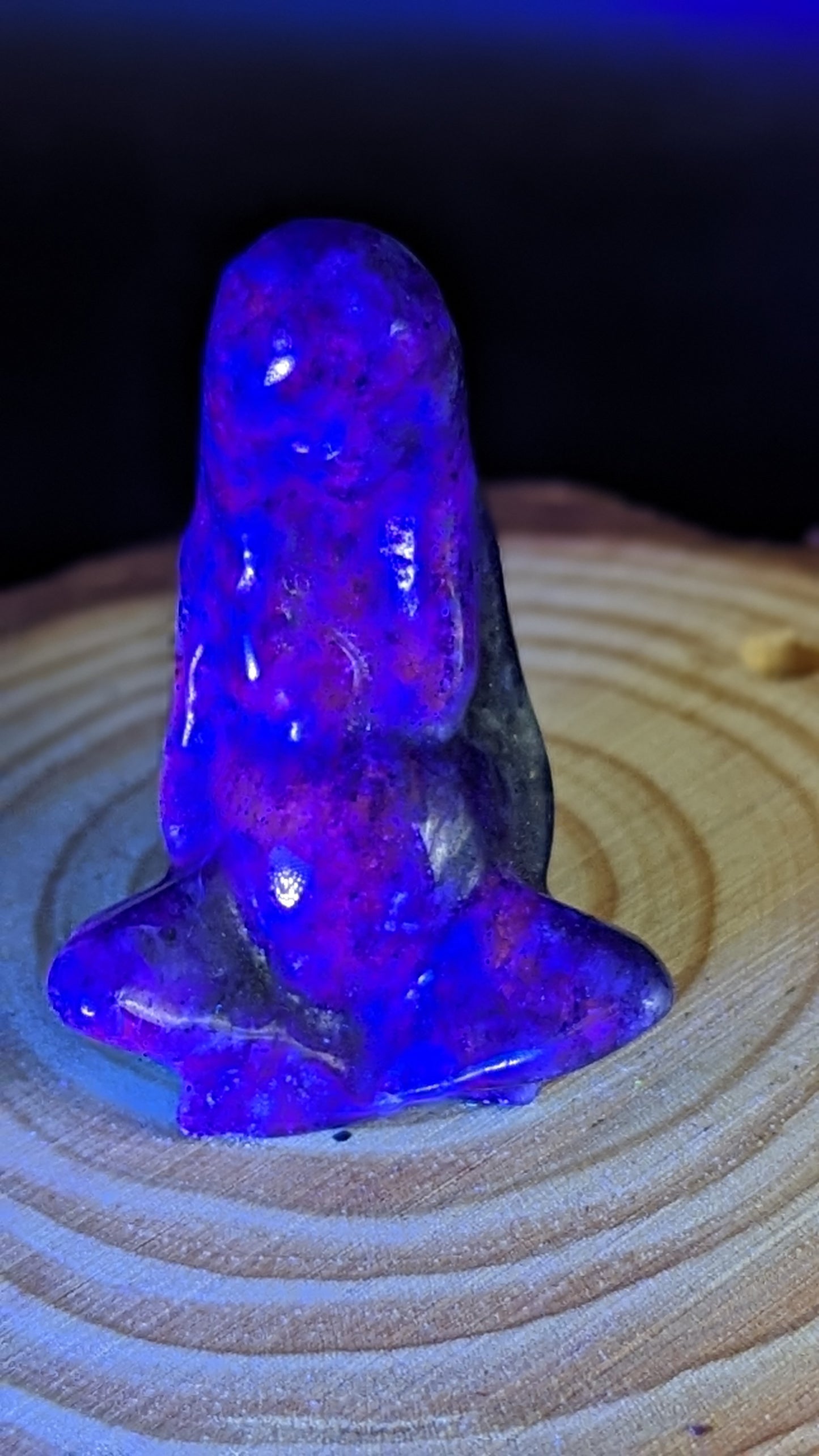 Mother Earth (Sodalite) UV Reactive - HARMONY, SELF EXPRESSION, FOCUS