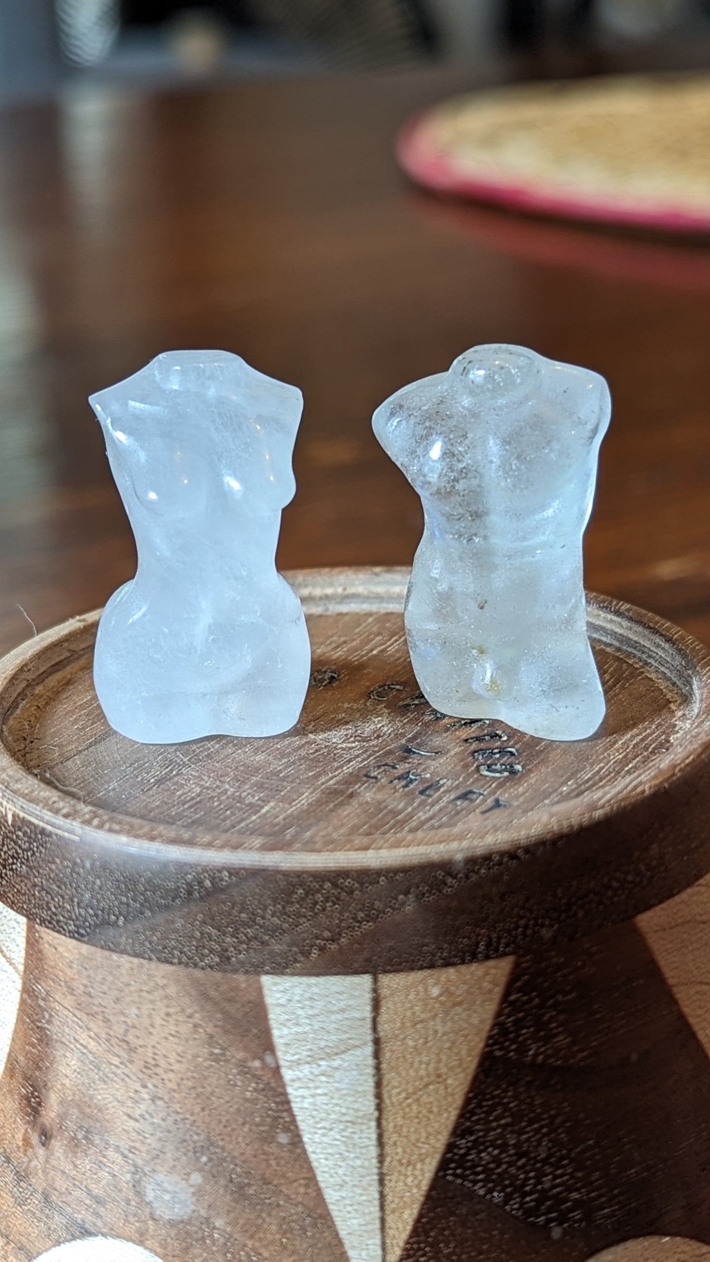 Male/Female Bodies (Pair) - Clear Quartz