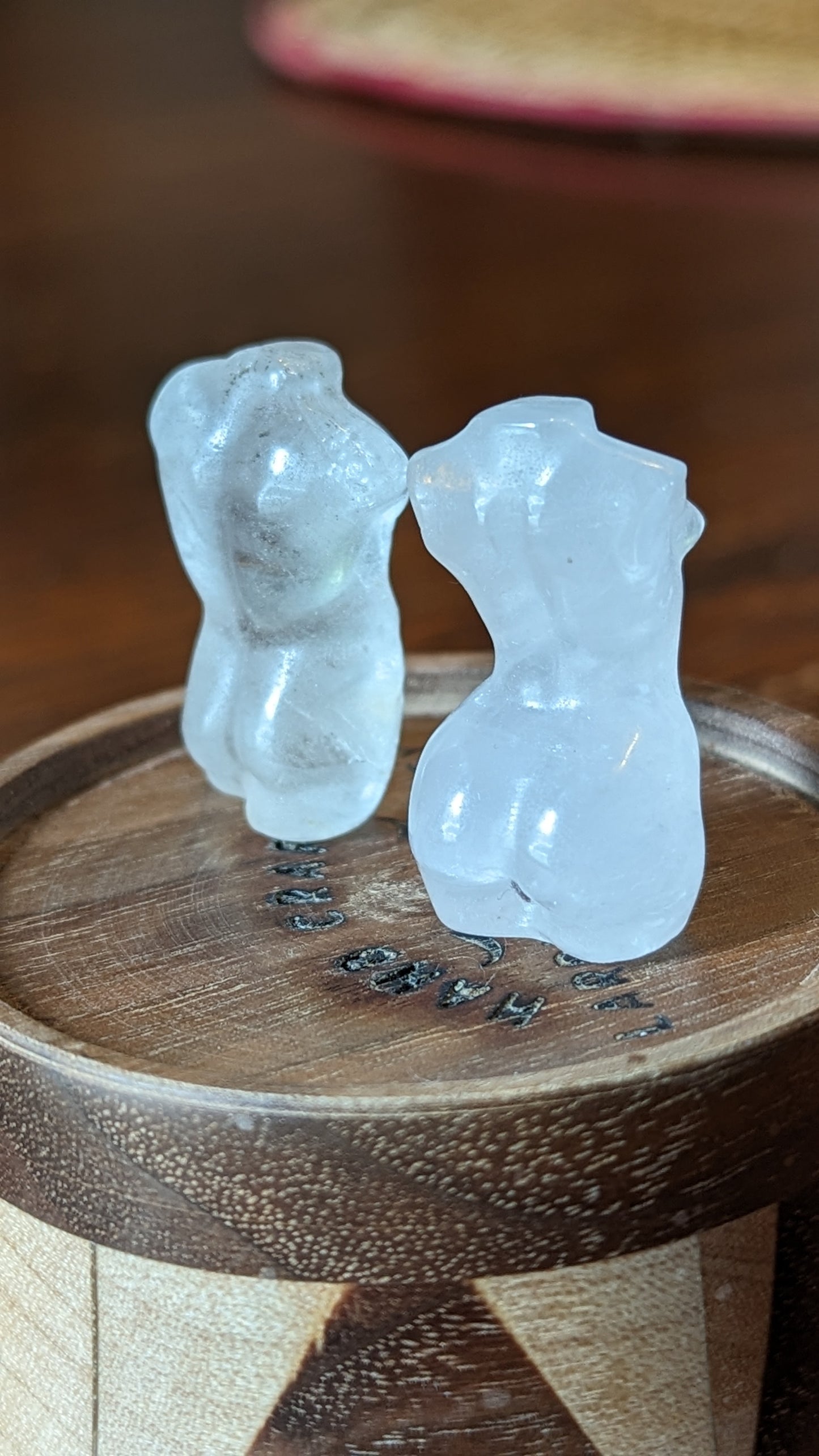 Male/Female Bodies (Pair) - Clear Quartz