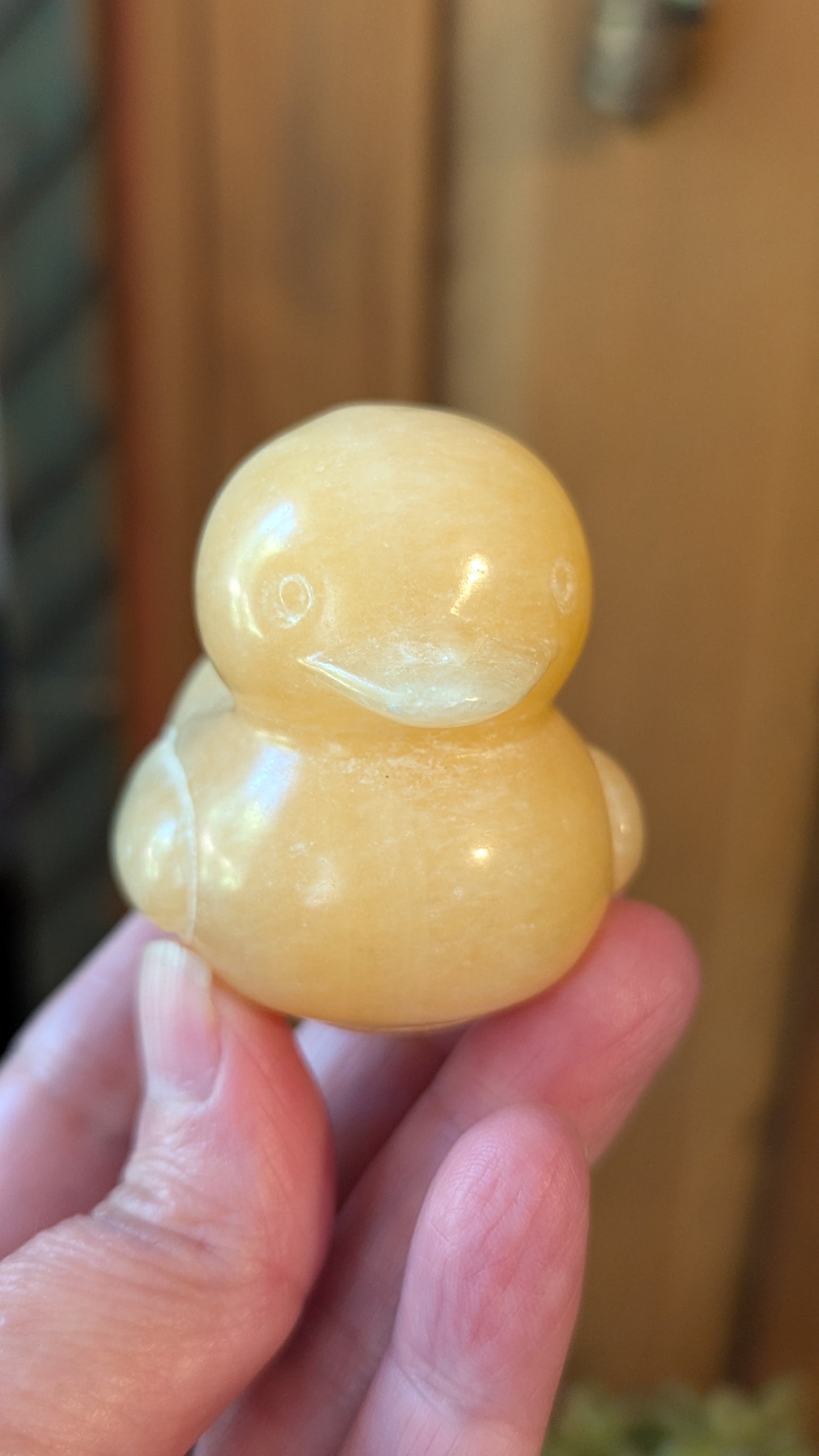 Honey Calcite Duck - EMPOWERMENT, HARMONY, CONFIDENCE