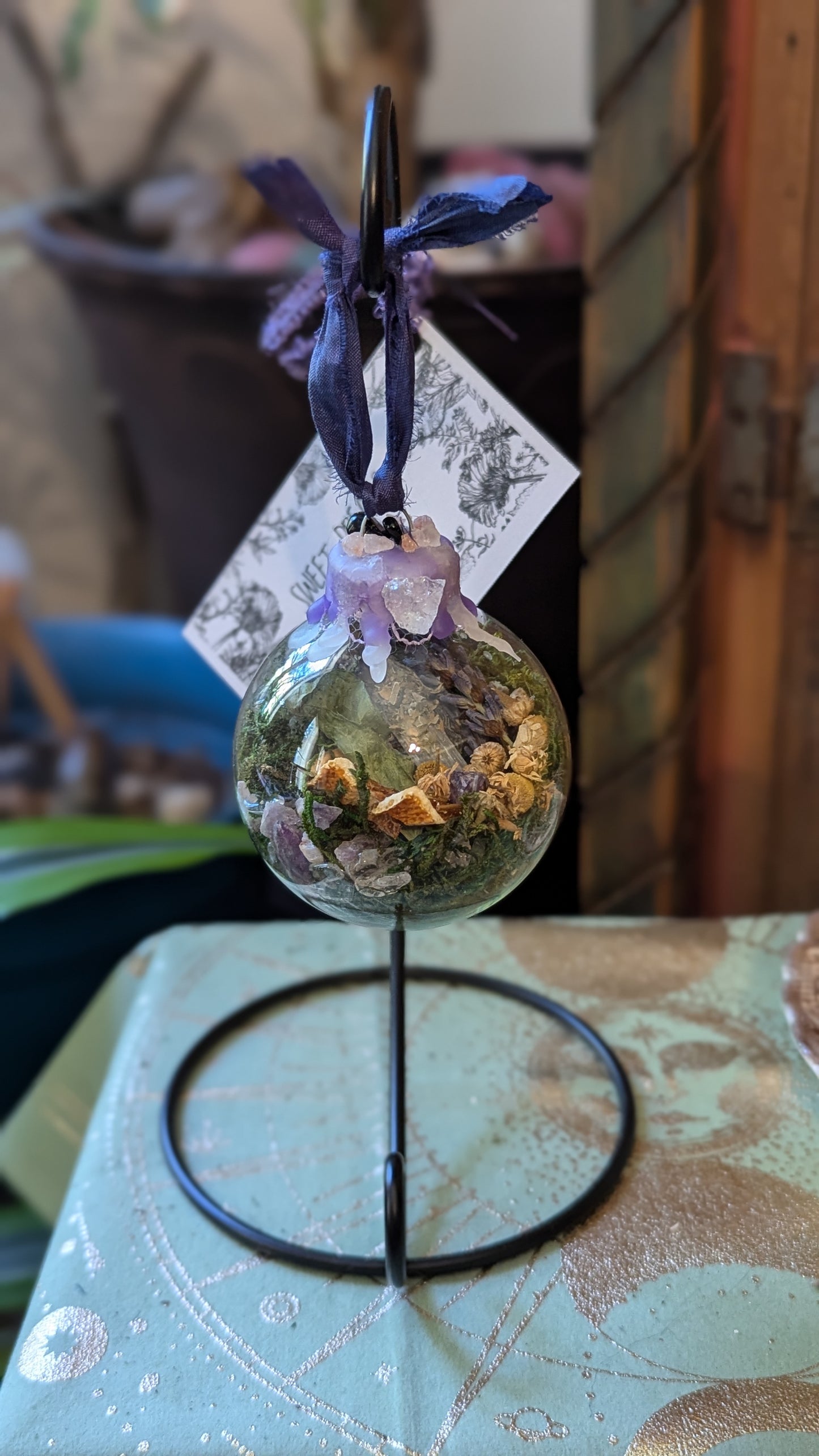 Sweet Dreams Witches Ball - I supply the elements, you supply the intention (DIY)