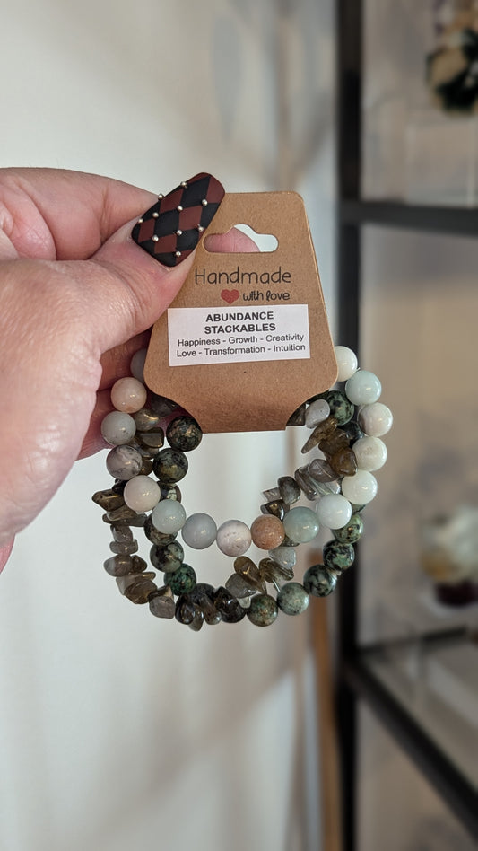 Abundance Stackable Bracelet Set