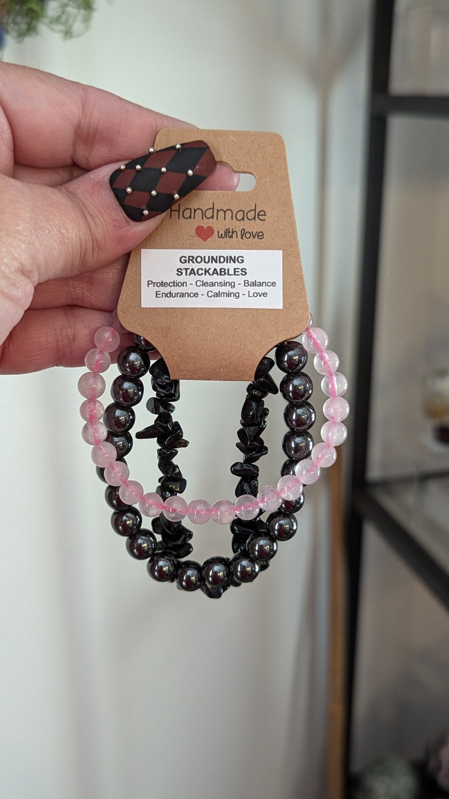 Grounding Stackable Bracelet Set