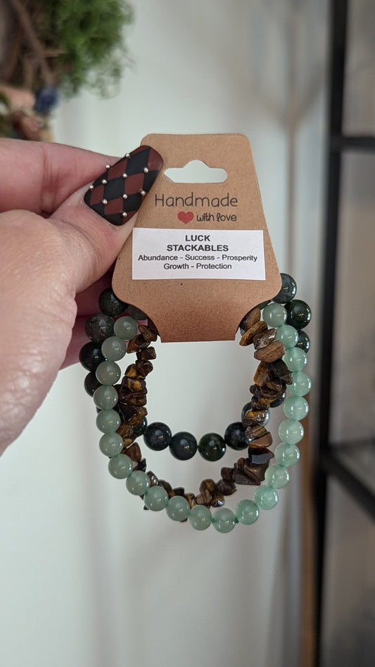 Luck Stackable Bracelet Set