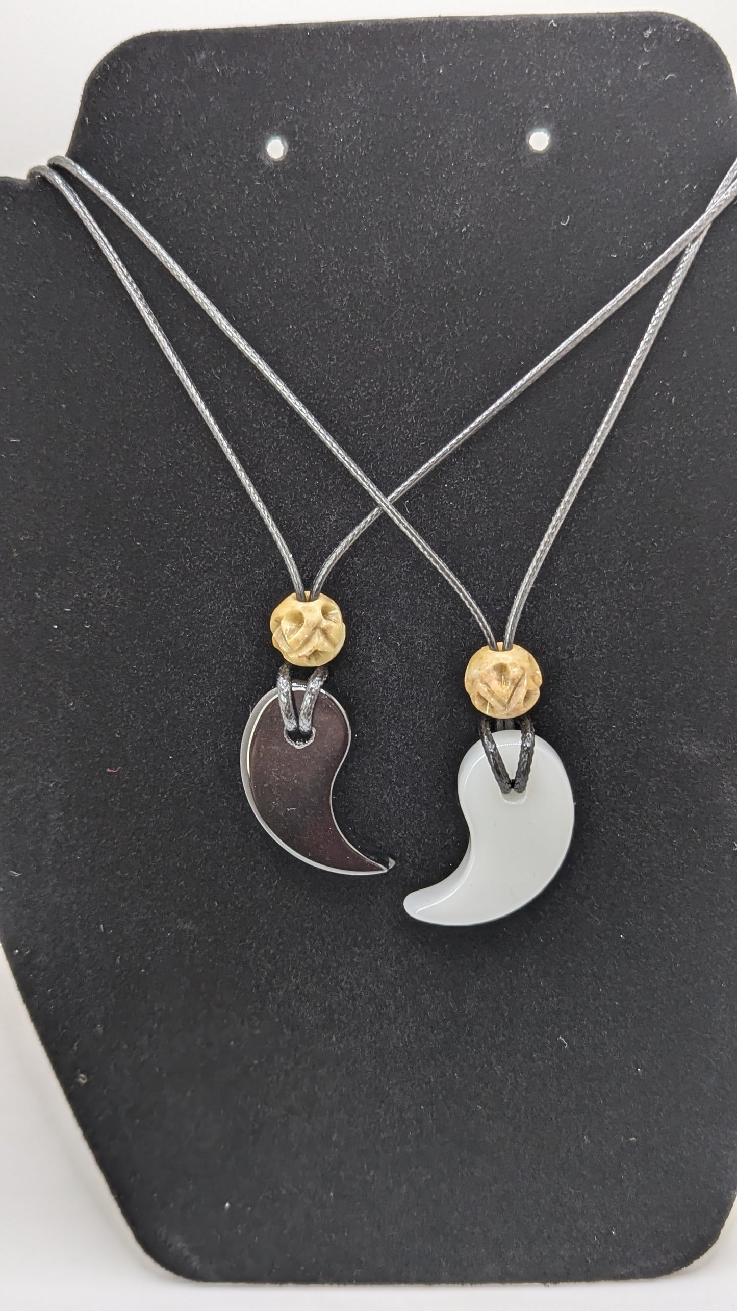 Ying/Yang Necklace Set