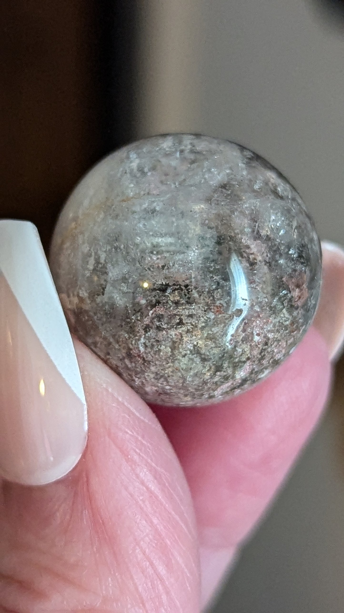 Garden Quartz Mini Sphere - ENHANCES, STIMULATES, HARMONIZE