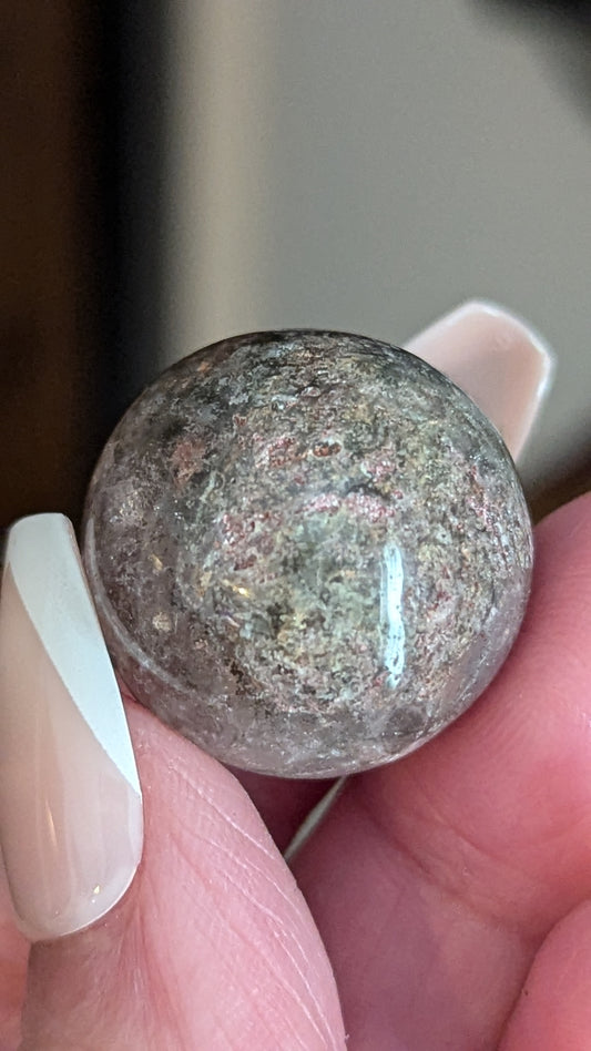 Garden Quartz Mini Sphere - ENHANCES, STIMULATES, HARMONIZE