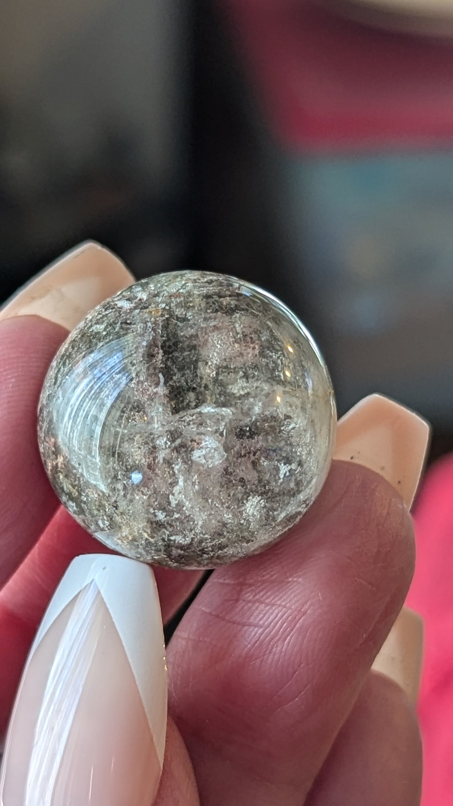 Garden Quartz Mini Sphere - ENHANCES, STIMULATES, HARMONIZE