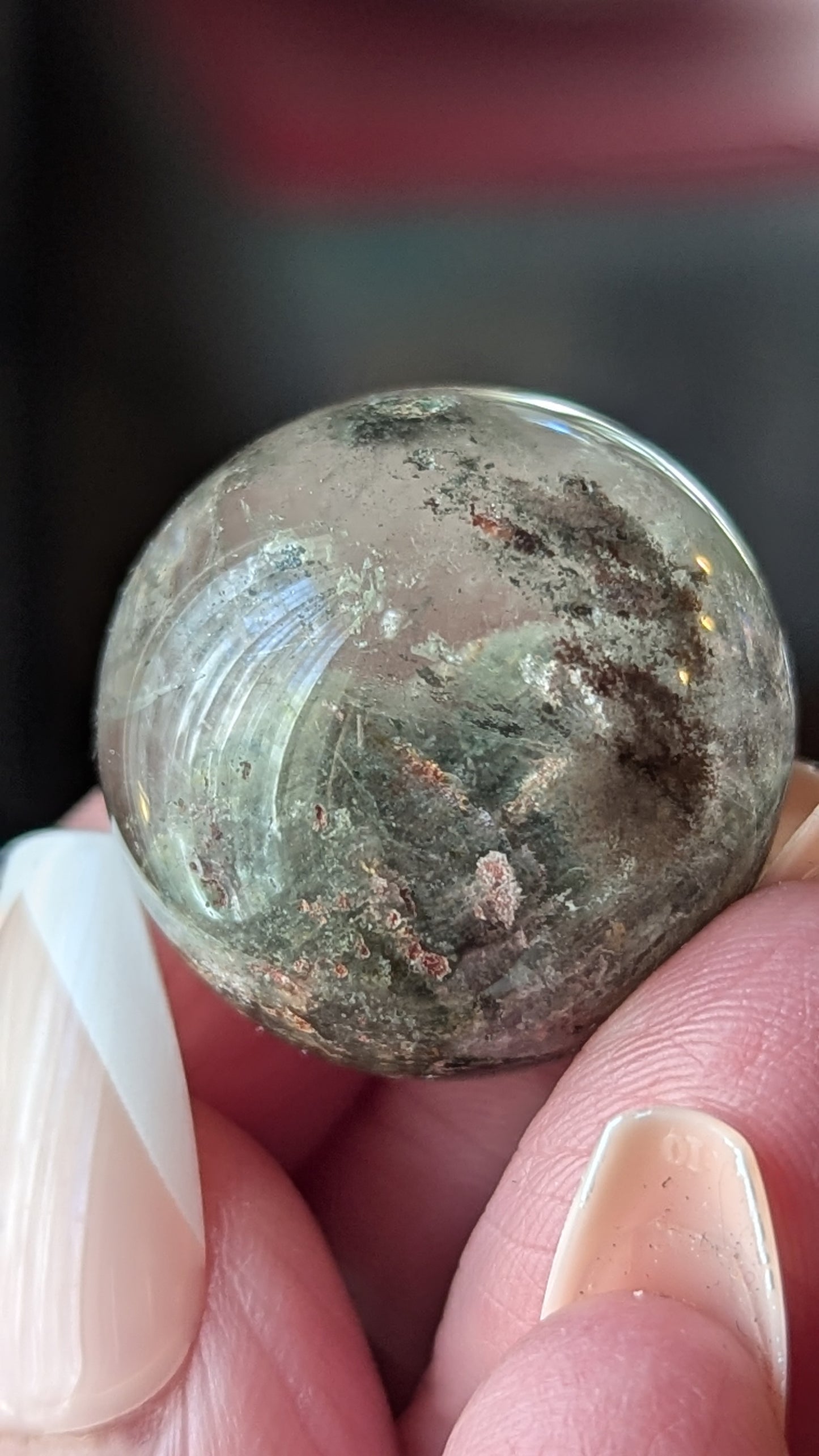 Garden Quartz Mini Sphere - ENHANCES, STIMULATES, HARMONIZE