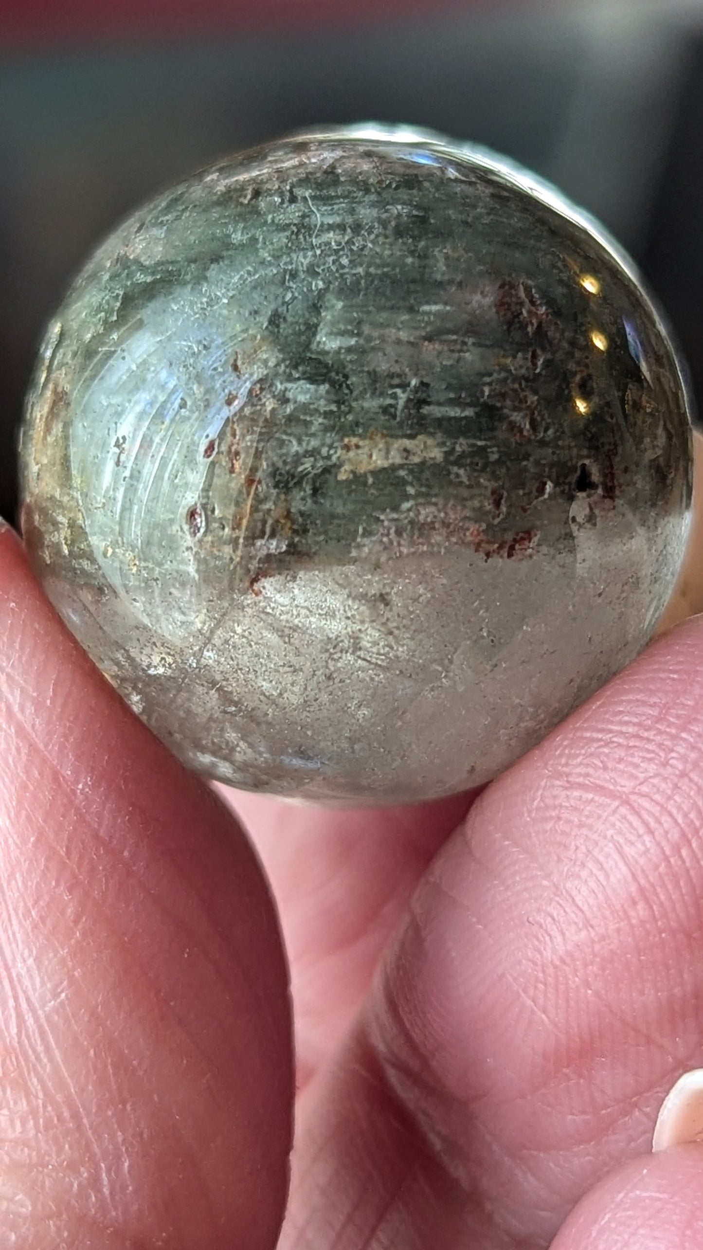 Garden Quartz Mini Sphere - ENHANCES, STIMULATES, HARMONIZE