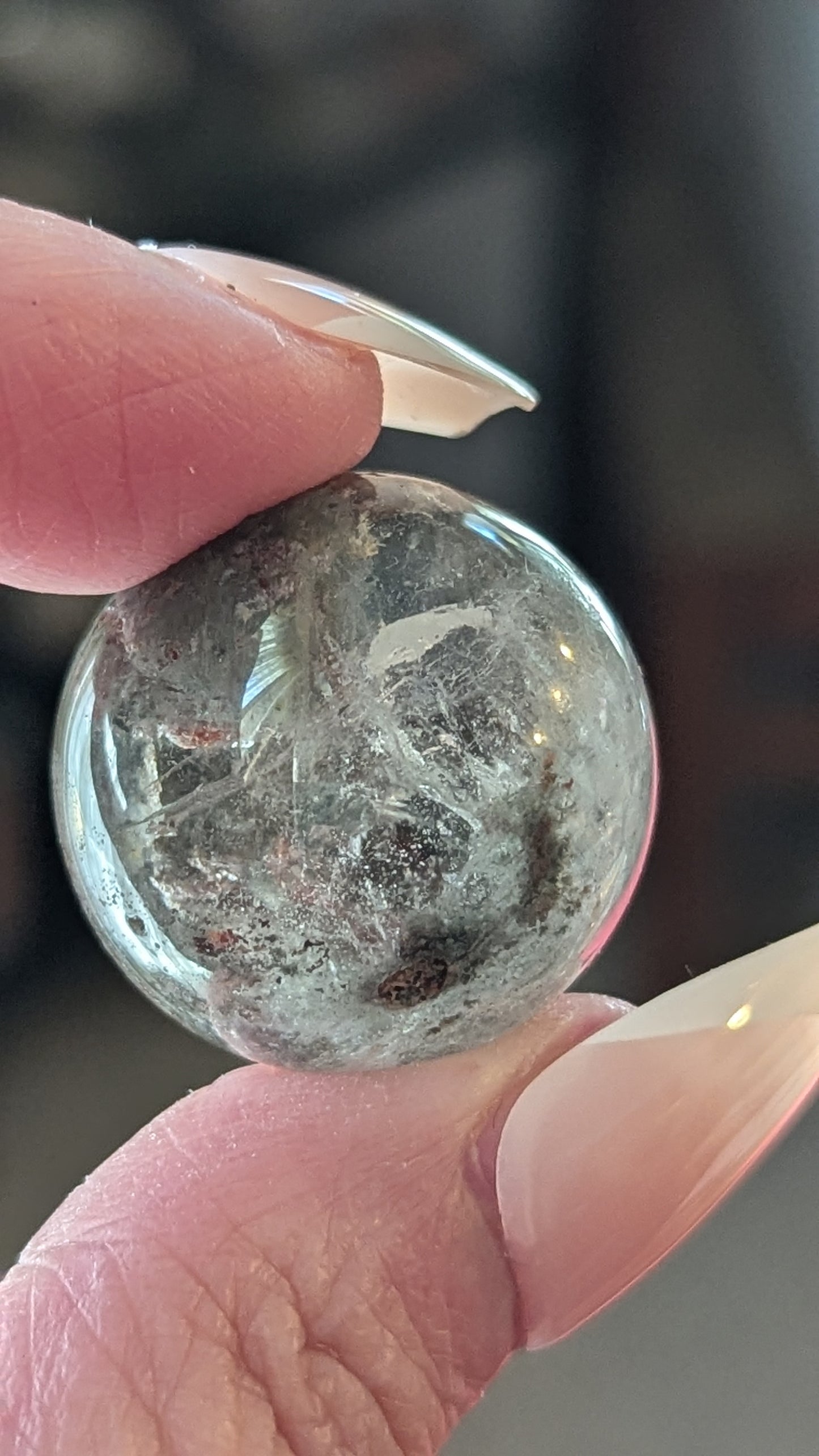 Garden Quartz Mini Sphere - ENHANCES, STIMULATES, HARMONIZE