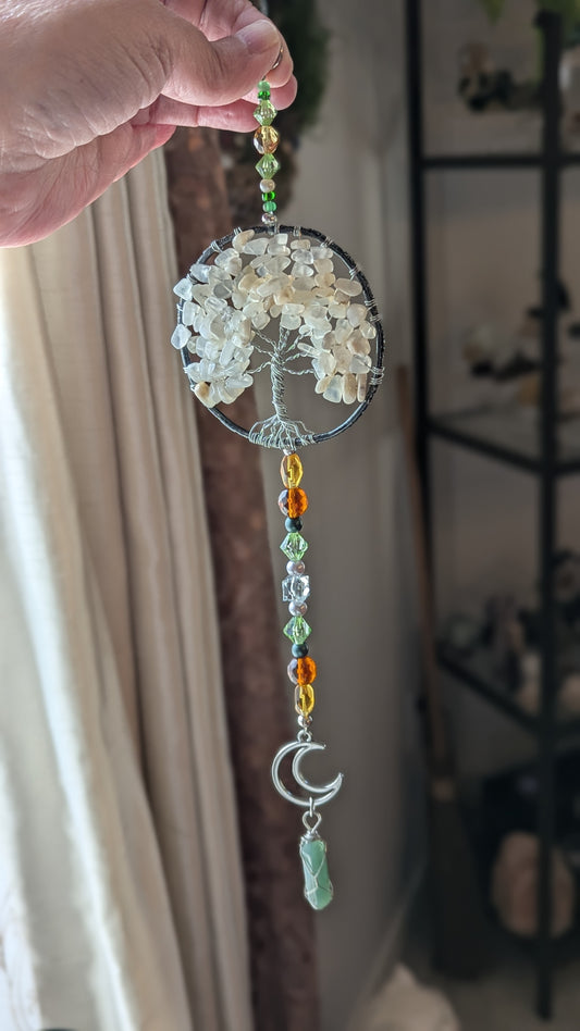 Suncatcher (Tree of Life) - Moonstone