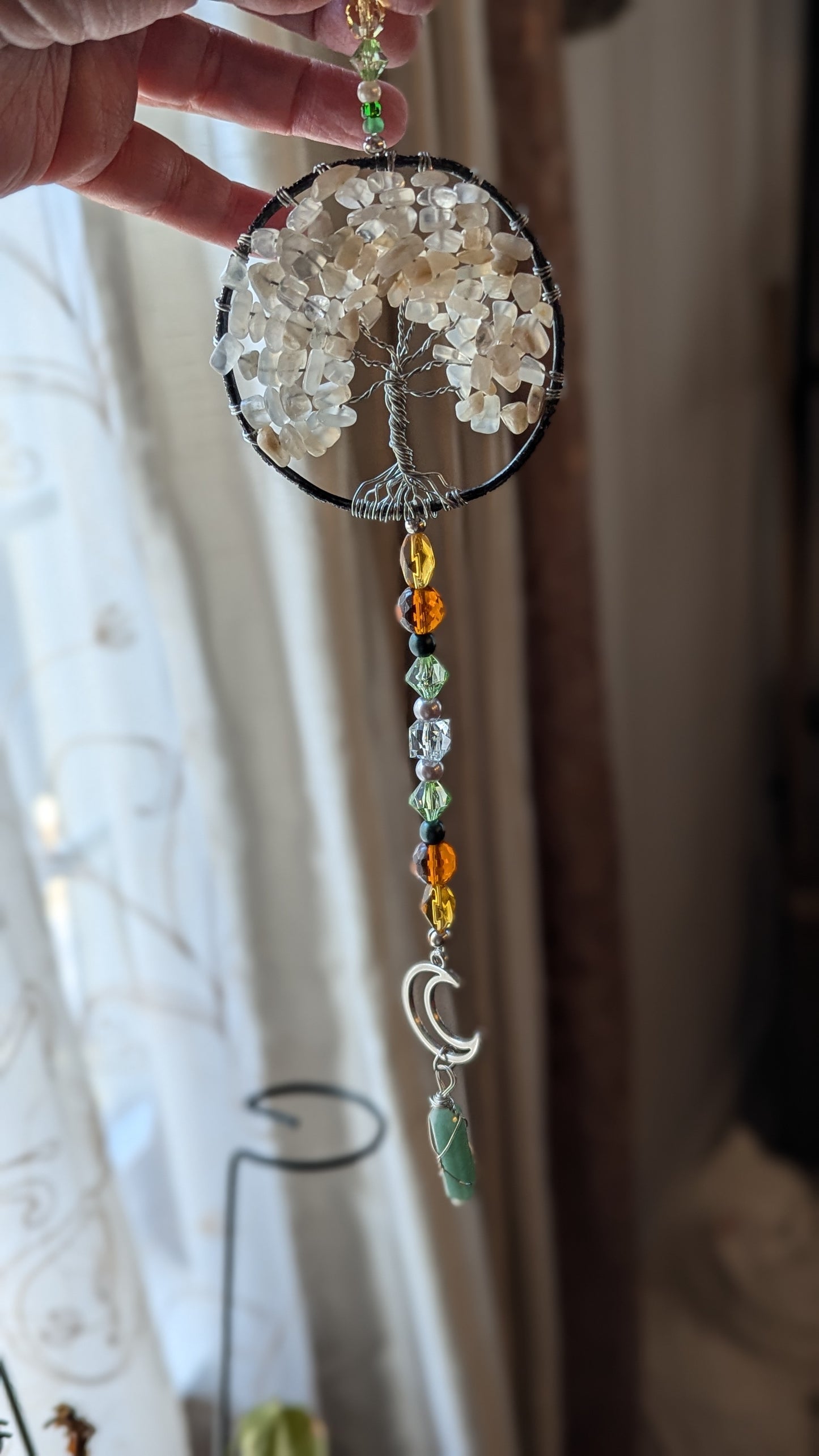 Suncatcher (Tree of Life) - Moonstone