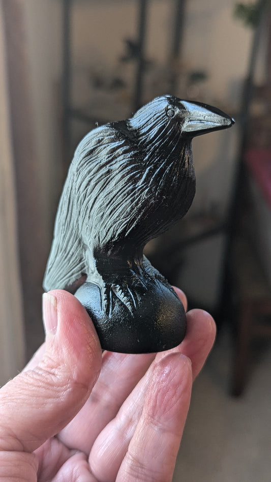 Crow (Black Obsidian) - PROTECTION, TRANSFORMATION, FULFILMENT