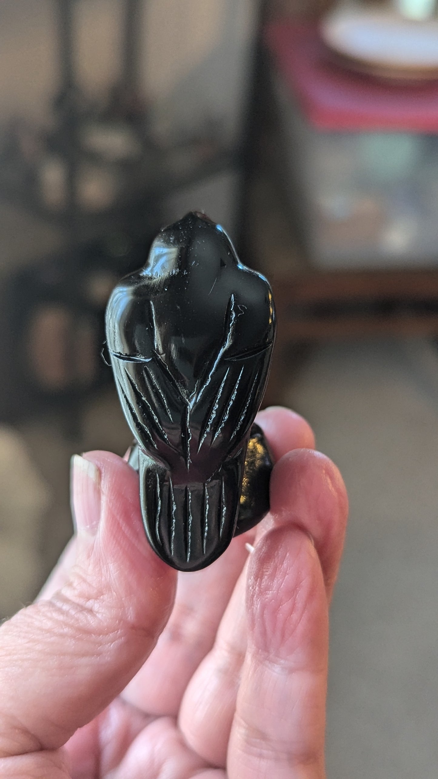 Crow (Black Obsidian) - PROTECTION, TRANSFORMATION, FULFILMENT