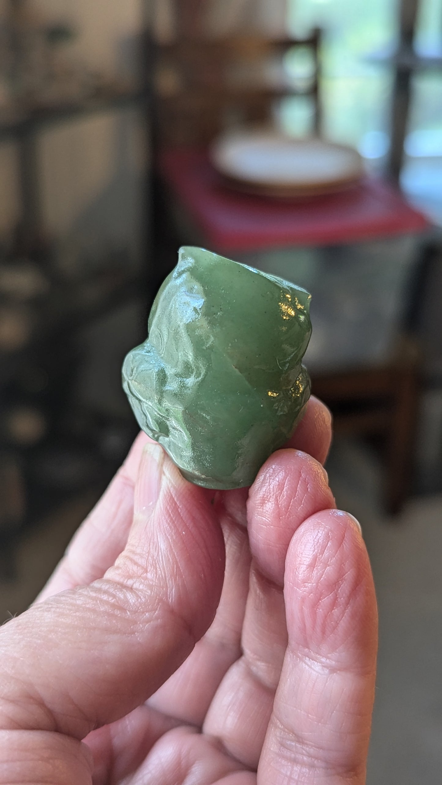 Owl (Green Aventurine) - HEALING, ABUNDANCE, GROWTH