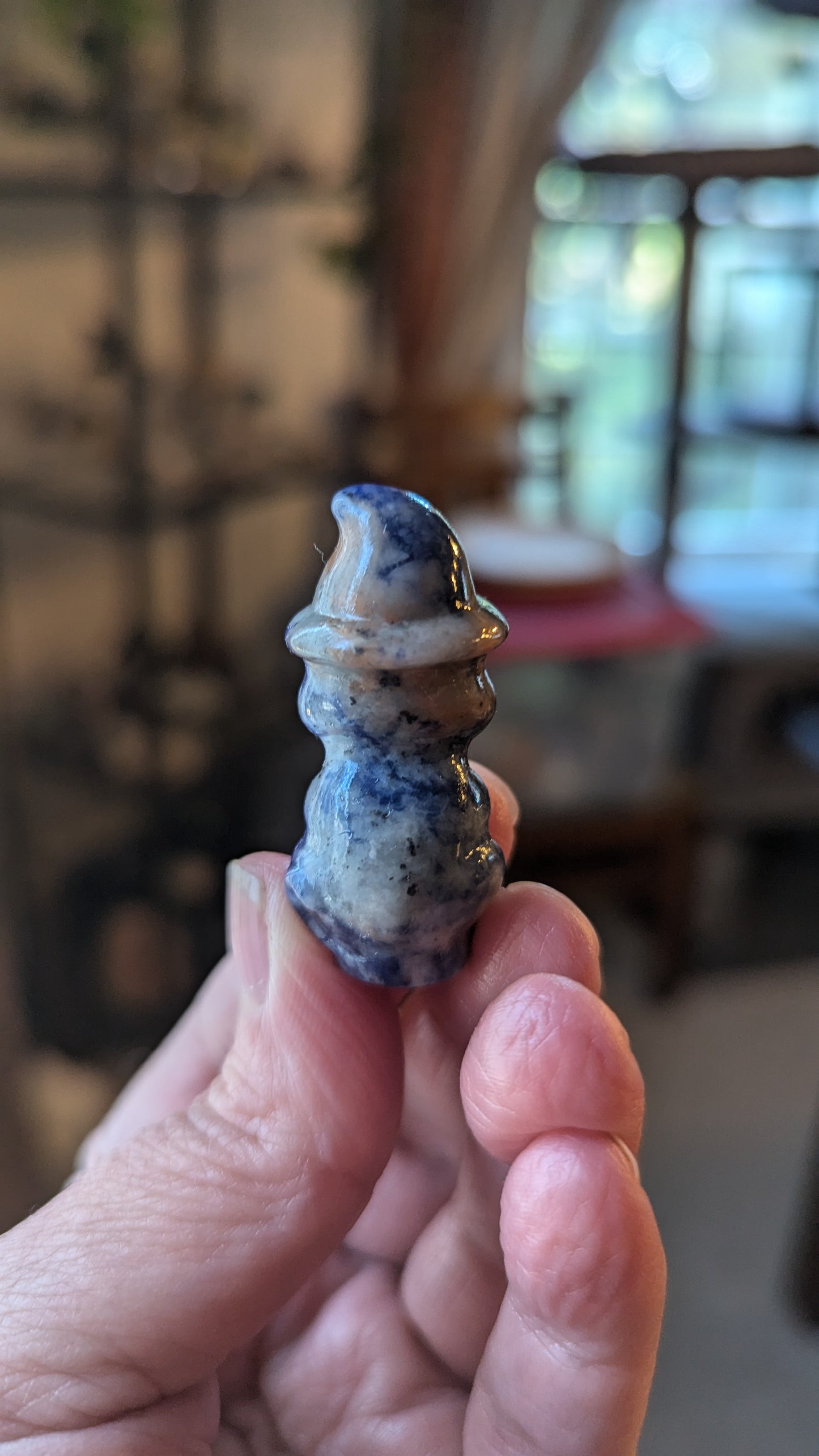 Witch Cat (Sodalite) - HARMONY, SELF EXPRESSION, FOCUS